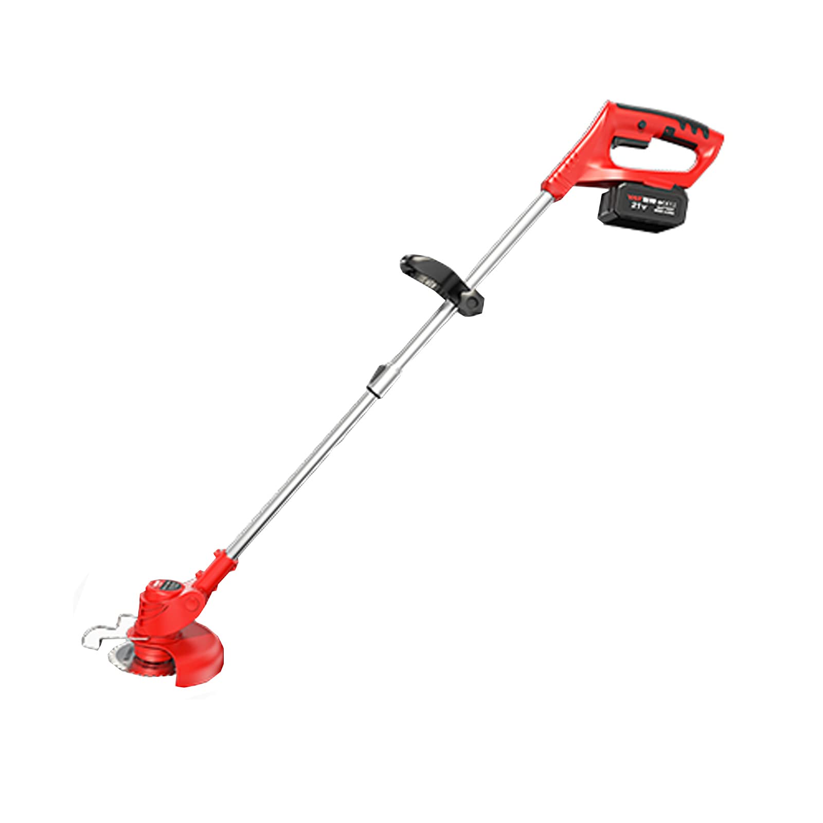Cordless Electric Lawn Trimmer - 12V 2000mAh Lithium Battery Powered, 2 Batteries Included, Lightweight & Quiet for Small Household Lawn, Garden & Tree Trimming - Perfect for Backyard, Patio & Landscaping Maintenance