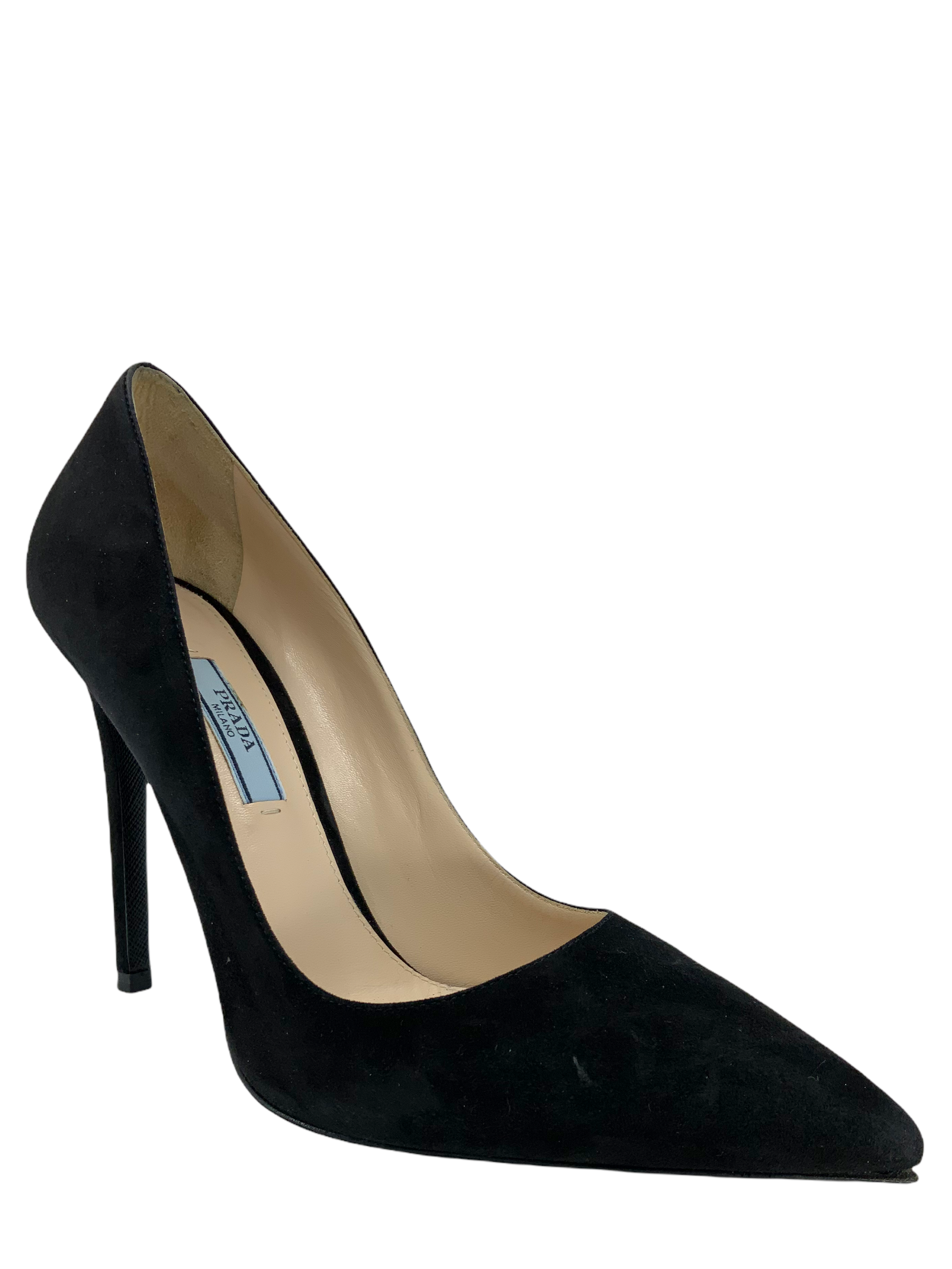 Prada Suede Point Toe Pumps Women's Size 8 | Luxury Designer High Heels for Work, Party & Special Occasions | New in Box