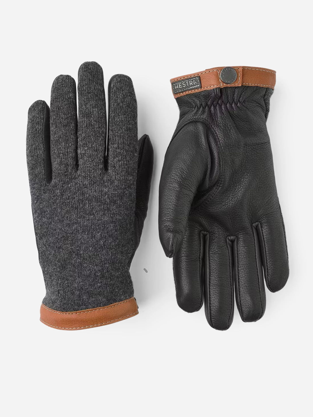 Premium Deerskin Wool Tricot Gloves - Soft & Warm Winter Accessories for Outdoor Activities & Cold Weather