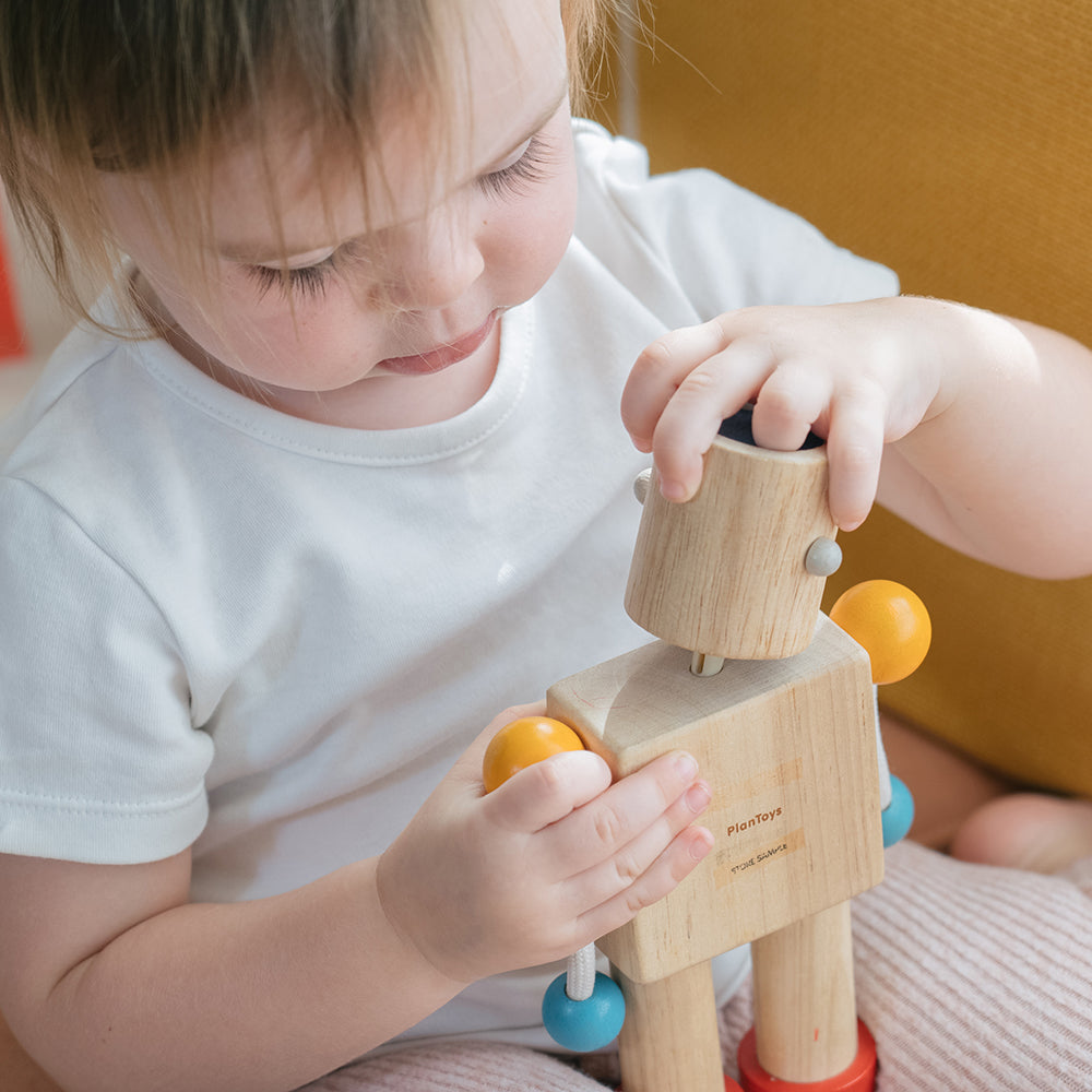 Build Your Own Robot - Emotion Learning STEM Toy for Kids | Eco-Friendly Sustainable Wooden Educational Toy | Perfect for Classroom, Homeschool & Playroom Activities