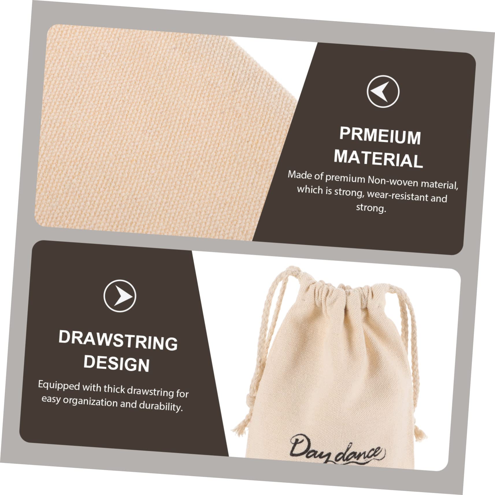 Kisangel 2-Pack Ballet Shoe Storage Pouches - Drawstring Dance Shoe Organizer Bags for Pointe Shoes - Perfect for Ballet Students, Dancers & Dance Class Accessories (Ideal for Gym, Studio & Travel)