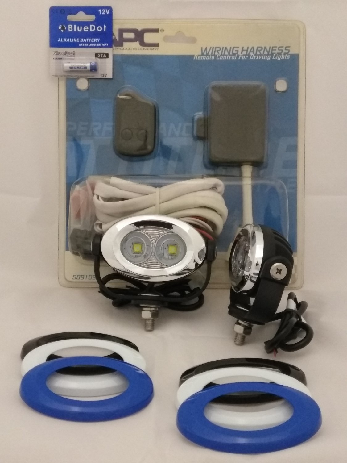 BL2021 LED Flood Lights 6000K for Motorcycle ATV UTV - Auxiliary Lighting Kit for Off-Road Adventures