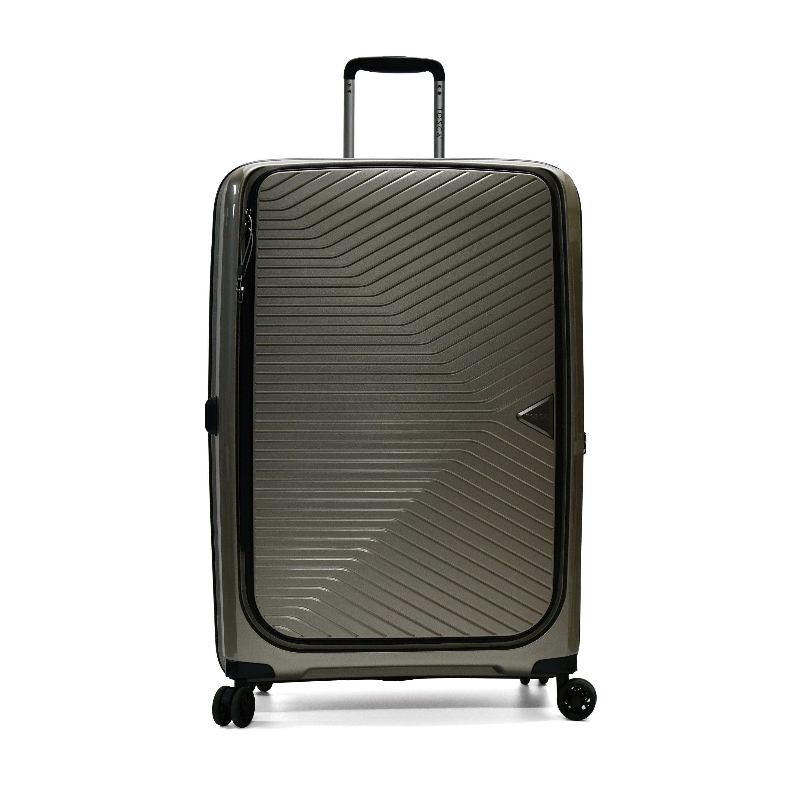 Tosca Space X 29-Inch Large Dual Opening Suitcase in Champagne - Perfect for Travel, Business Trips & Vacations
