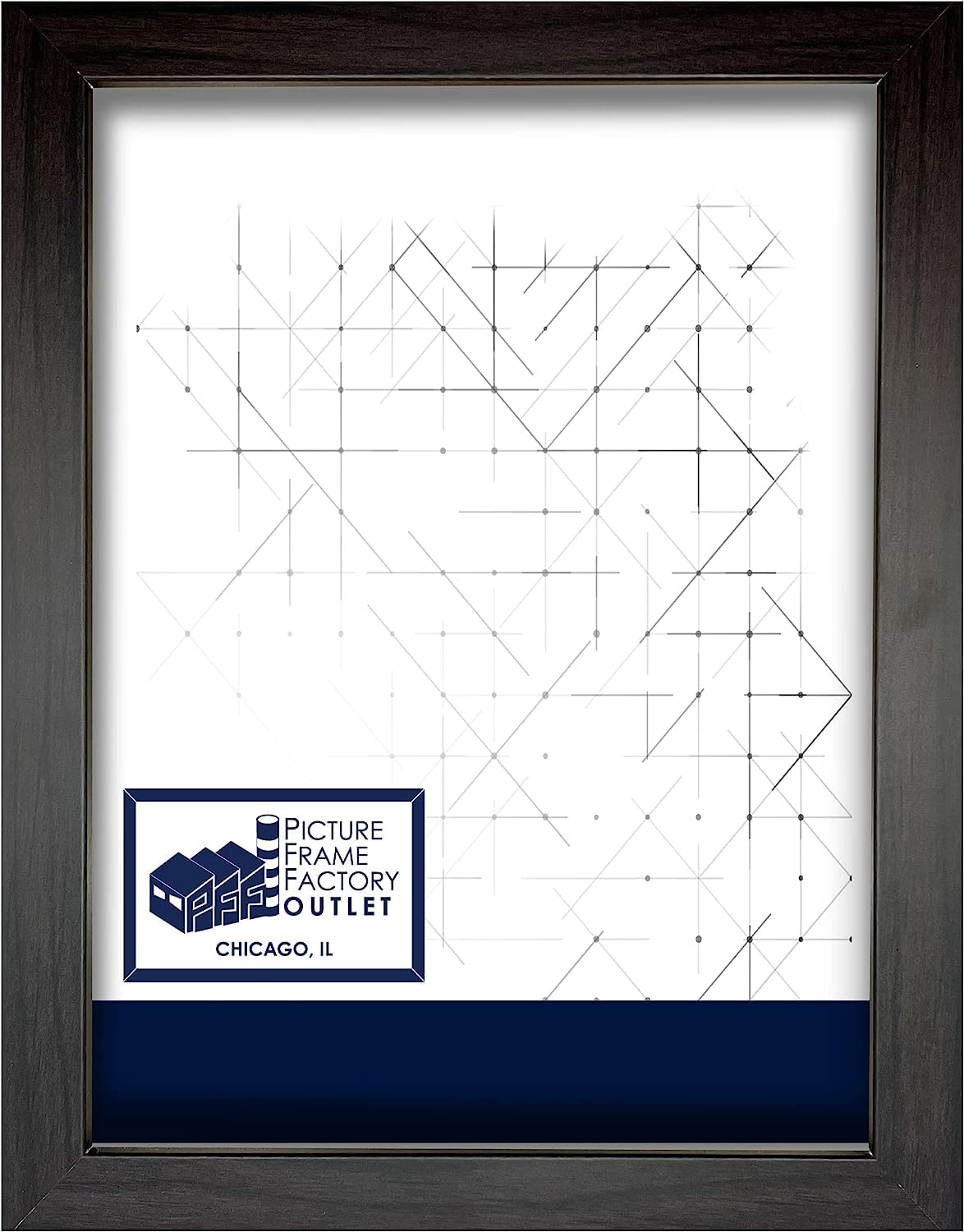 12x16 Espresso Picture Frame - 1.25