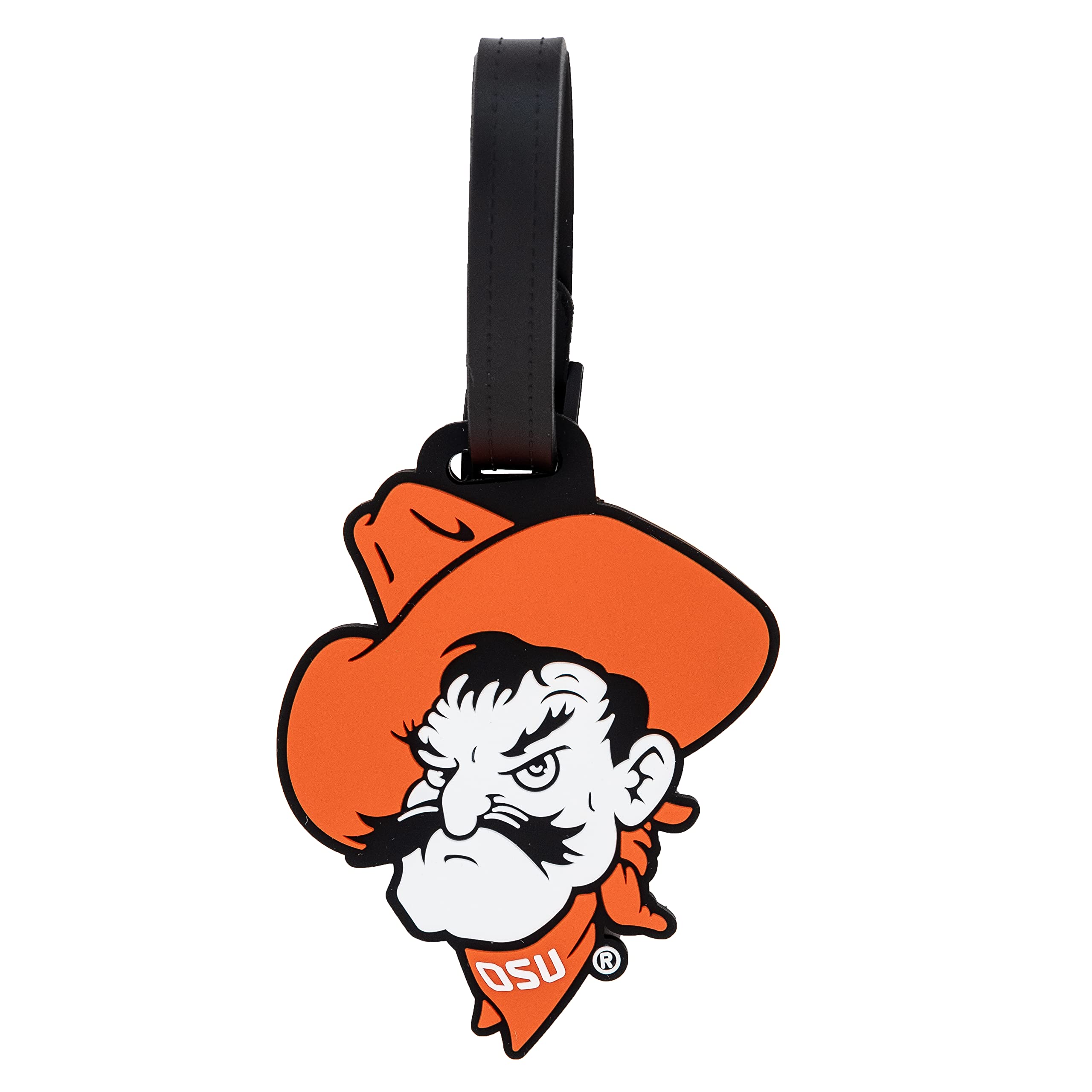 Oklahoma State University OSU Cowboys PVC Luggage Tag - Desert Cactus Design A | Durable Travel Bag Tag for Suitcases, Backpacks & College Accessories