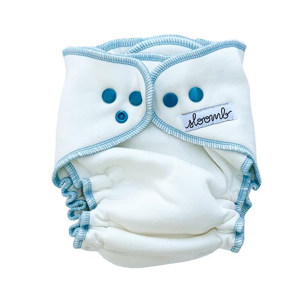 Sloomb Overnight Bamboo Fleece Fitted Cloth Diapers - Ultra Absorbent, Soft & Breathable for Baby's Comfortable Sleep