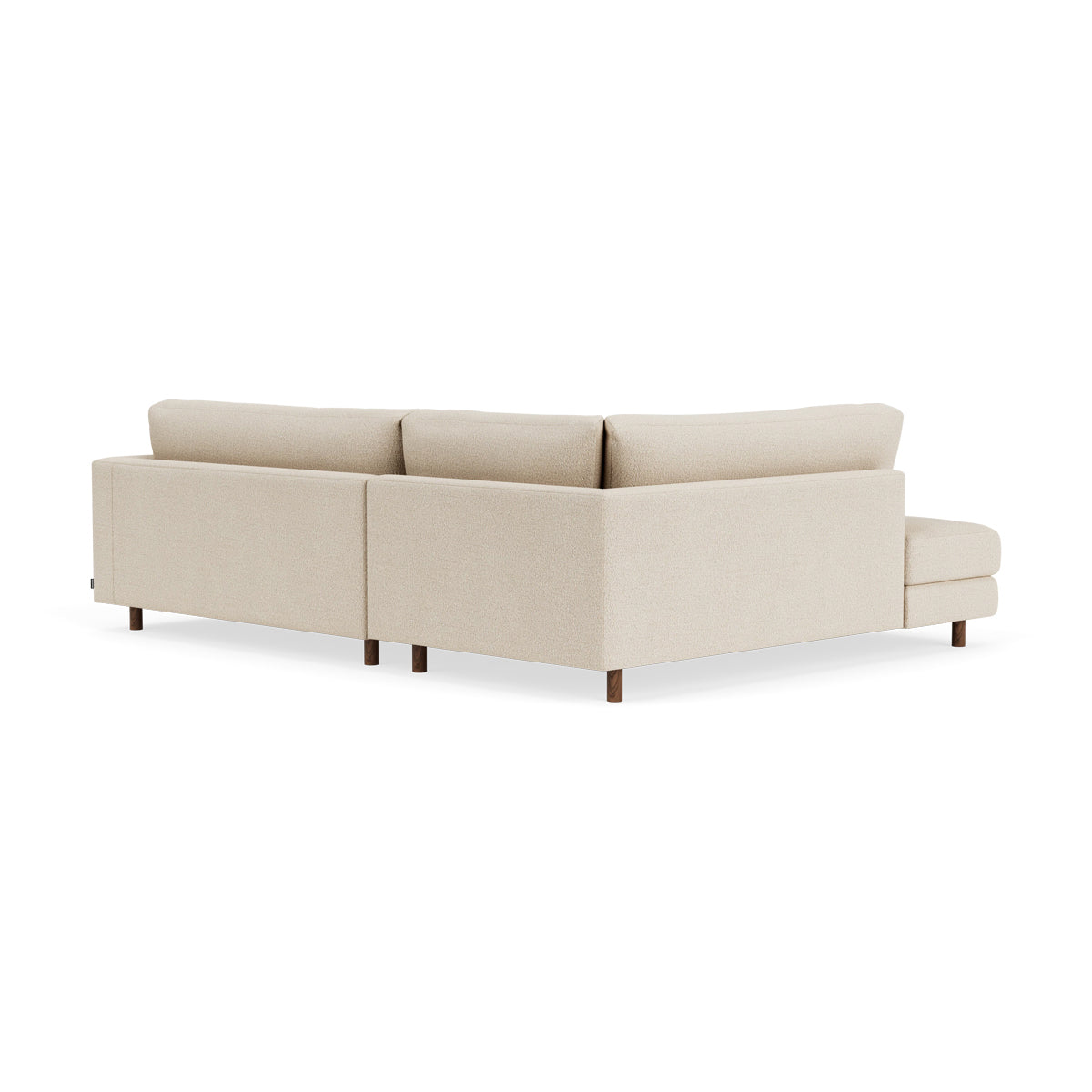 Douglas Boucle Left Corner Sofa - Modern L-Shaped Sectional Couch for Living Room, Lounge & Small Spaces | Soft Fabric Upholstery, Comfortable Seating | Perfect for Apartments, Home Theater & Family Gatherings