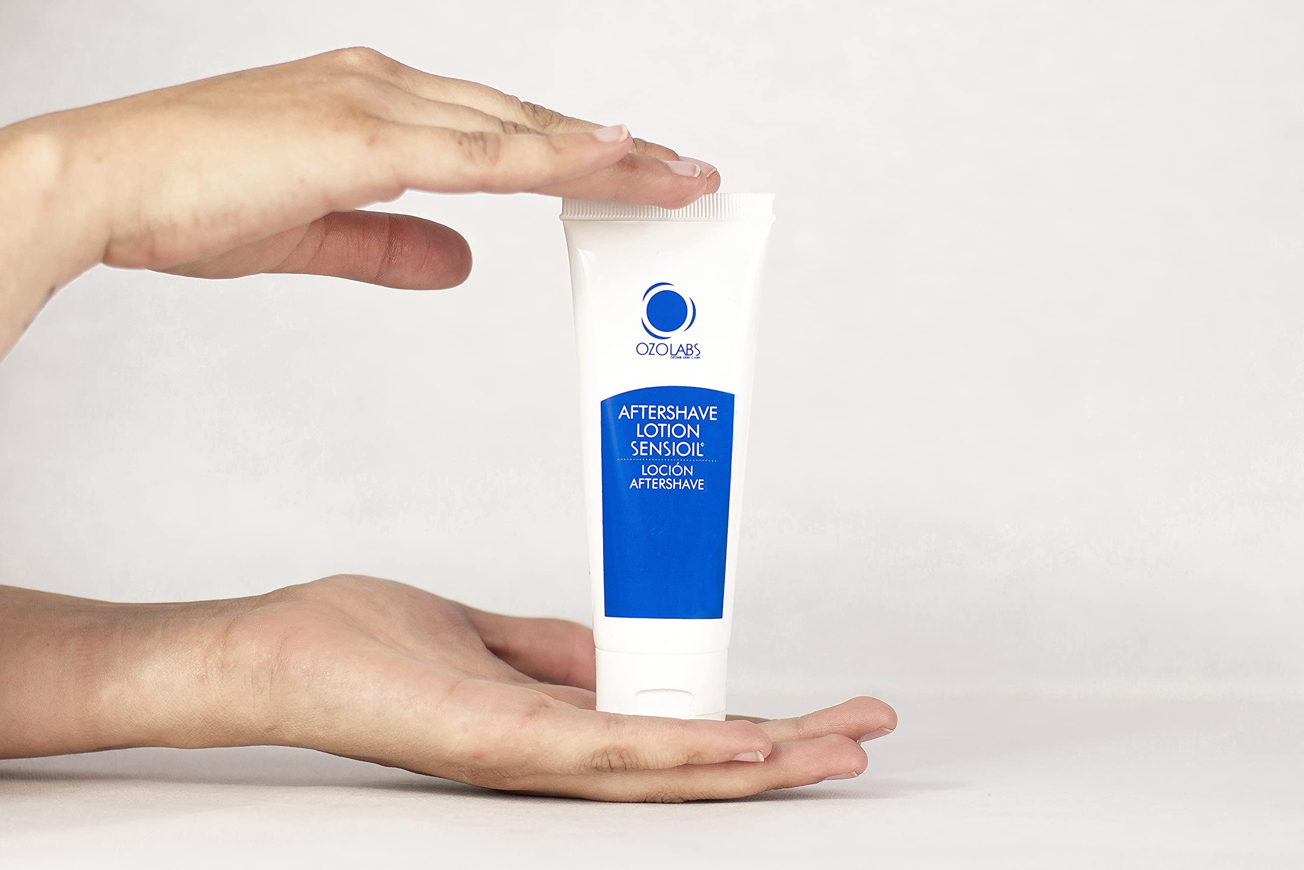 OZOLABS® Organic Ozonated After Shave Lotion for Men - 2.5 fl oz | ISO 9001 Certified | Soothes & Hydrates Skin | Perfect for Post-Shave Care & Daily Skincare Routine