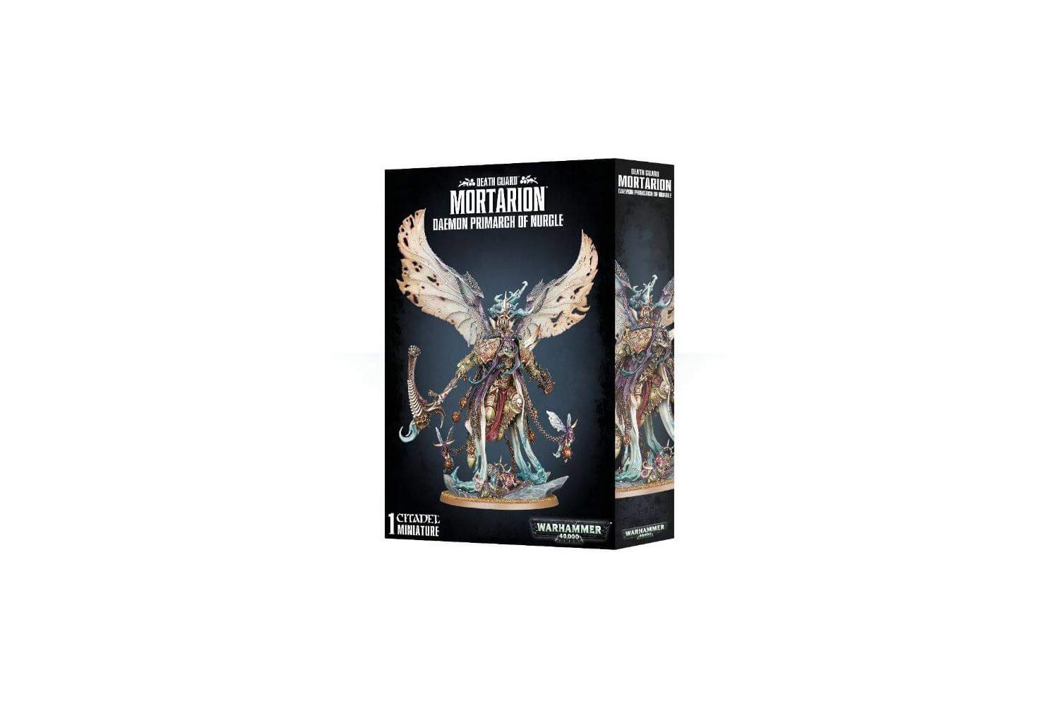 Games Workshop Death Guard Mortarion Daemon Primarch of Nurgle Tabletop Miniature Game Figure - Black Paint Set for Warhammer 40K - Perfect for Collectors & Wargaming Enthusiasts (Ages 5-99)