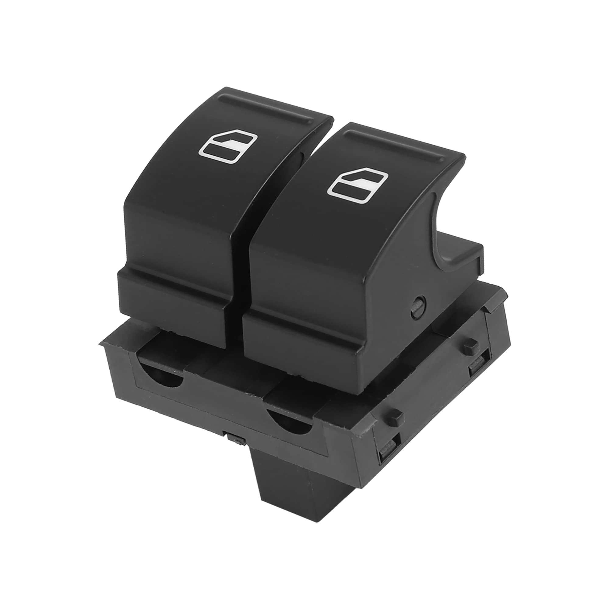 Volkswagen Jetta 2005-2010 Power Window Switch 1K3959857A - Front Driver Side Window Control (Black Plastic) - Perfect for Window Repair & Replacement