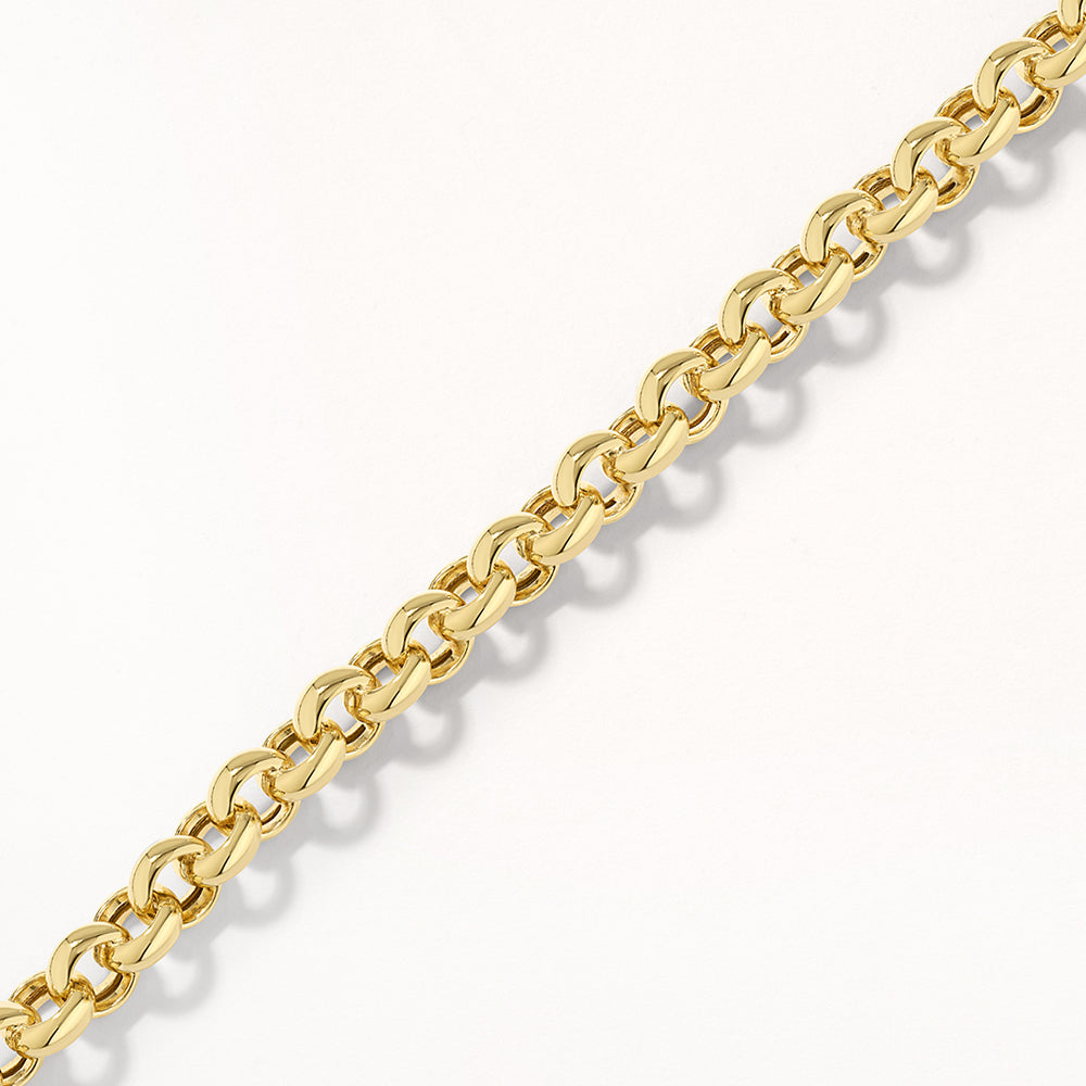 Belcher Chain Necklace in Gold - Elegant 14K Gold Plated Jewelry for Women - Perfect for Everyday Wear, Parties & Special Occasions