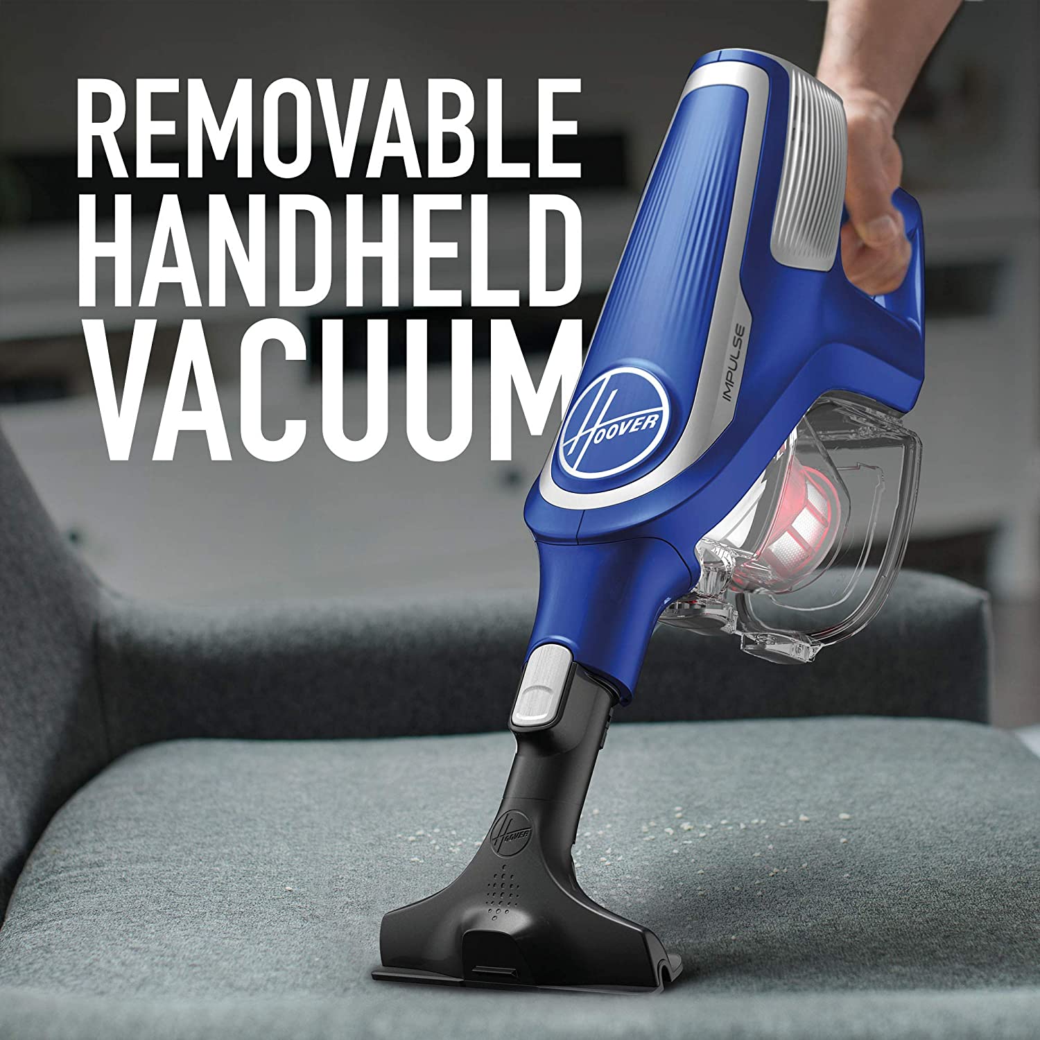 HOOVER Impulse BH53025CDI Cordless Stick Vacuum Cleaner - Lightweight & Powerful for Hardwood Floors, Carpets & Pet Hair | Perfect for Home Cleaning & Quick Pickups