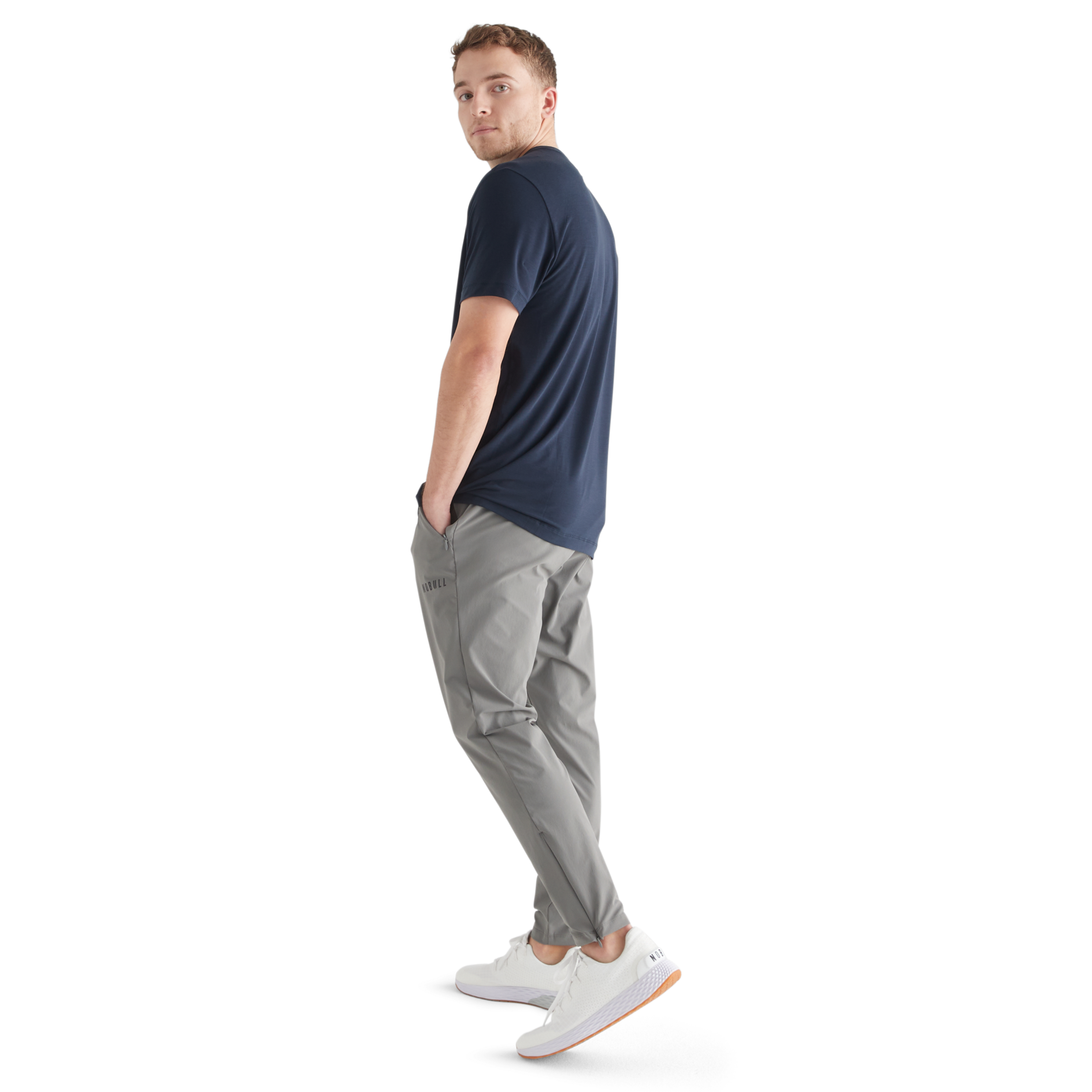NOBULL Men's Performance T-Shirt - Lightweight, Breathable Workout Tee for Gym, Running & Training