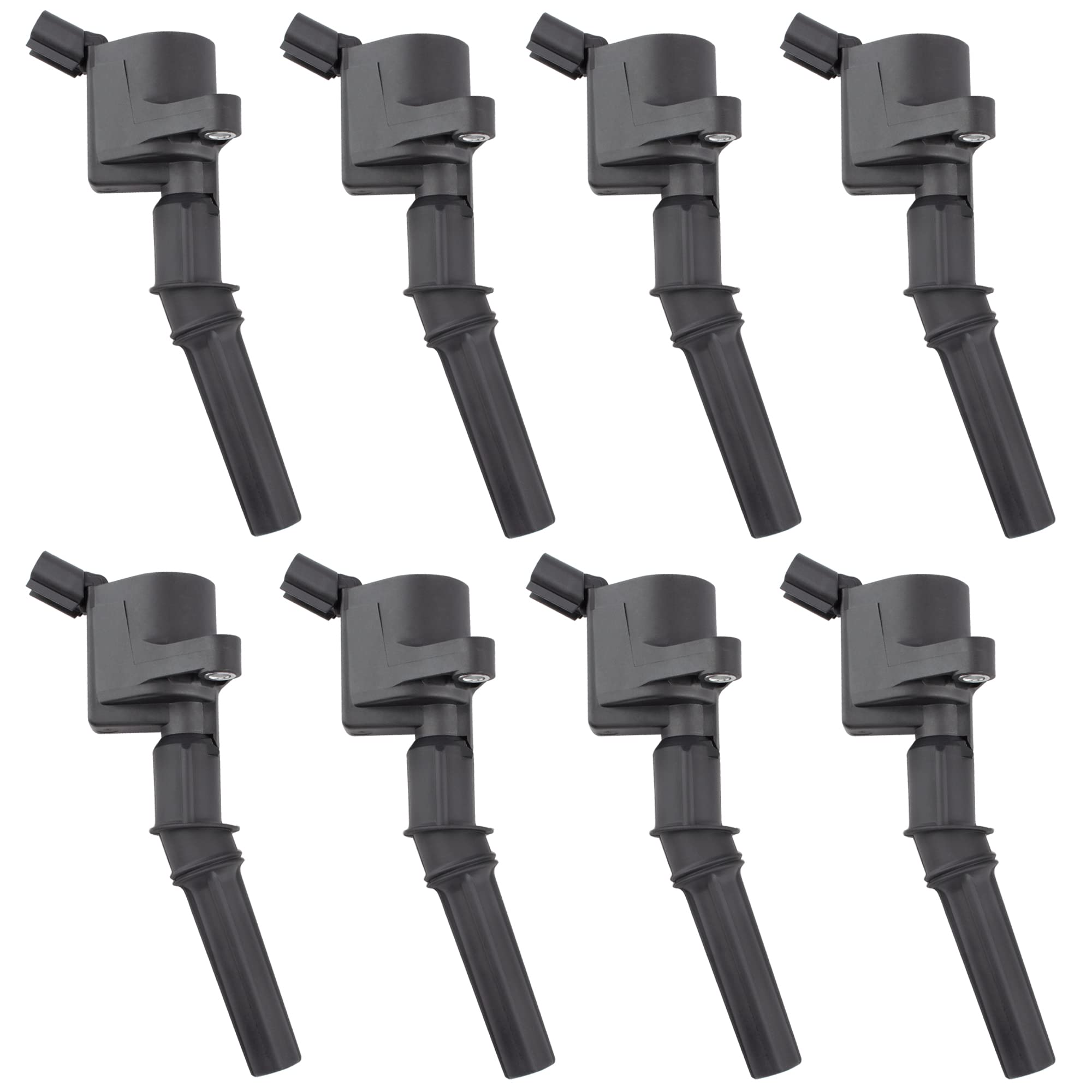 BOXI Ignition Coil Set of 8 - Compatible with Ford 4.6L 5.4L V8 Engines, Fits Crown Victoria/Expedition/F-150/F-250/Mustang & Lincoln/Mercury/Explorer Models (DG-508, DG457, DG472, DG491) - Perfect for Engine Tune-Ups & Performance Upgrades