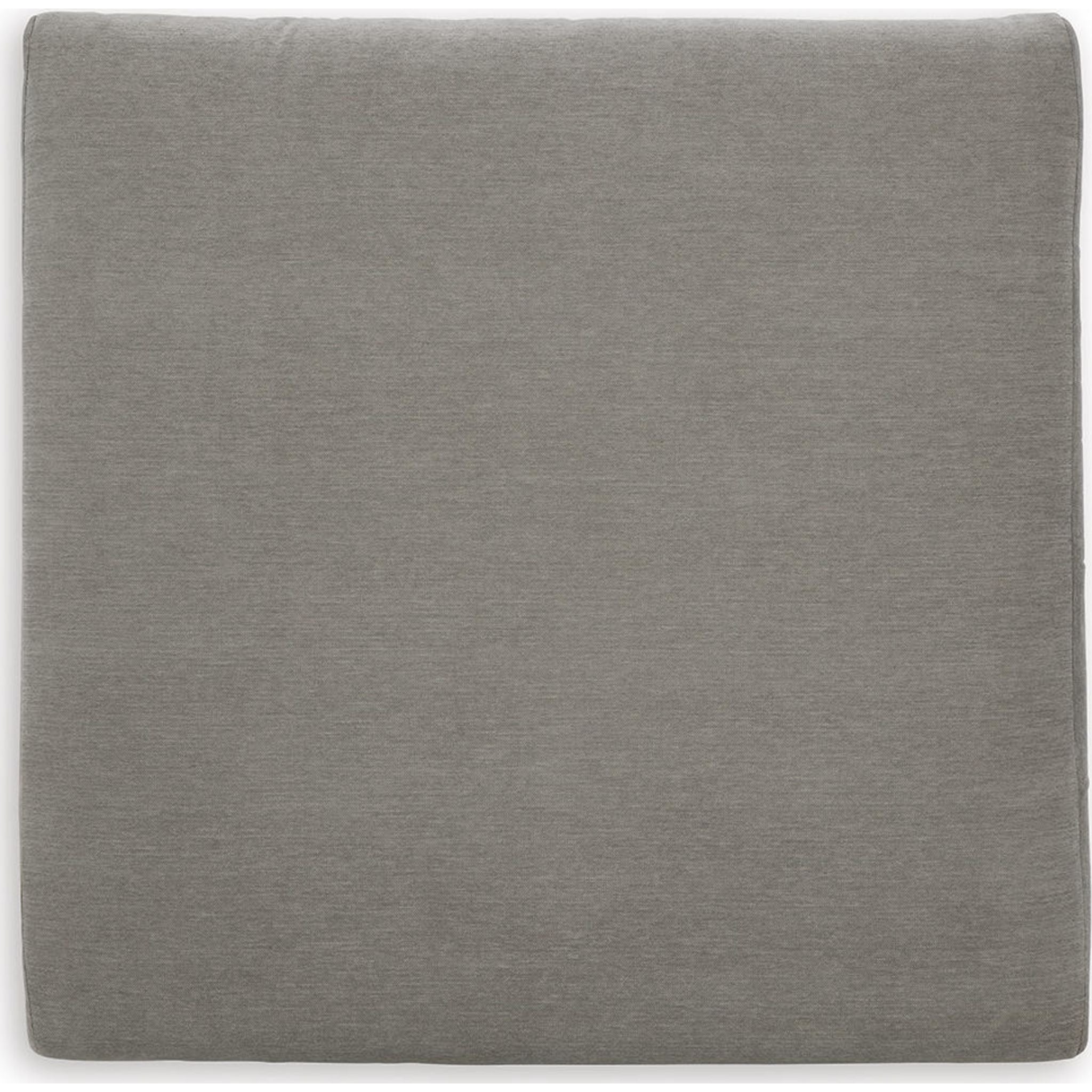 Avaliyah Oversized Accent Ottoman in Ash Gray - Modern Footrest Pouf for Living Room, Bedroom & Home Decor