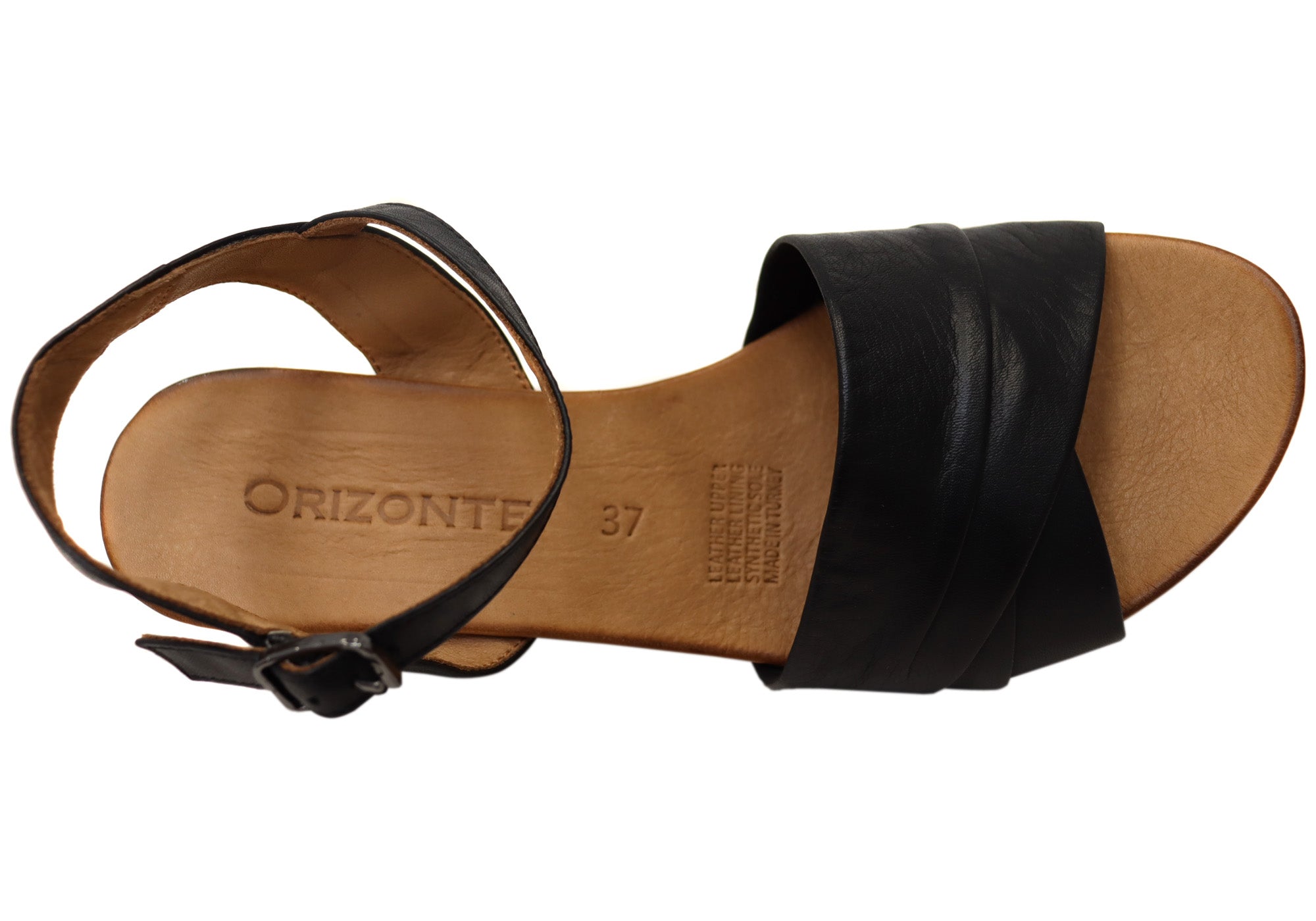 Orizonte Moonlight Women's European Leather Wedge Sandals - Comfortable Summer Casual Shoes for Beach, Vacation & Outdoor Walking