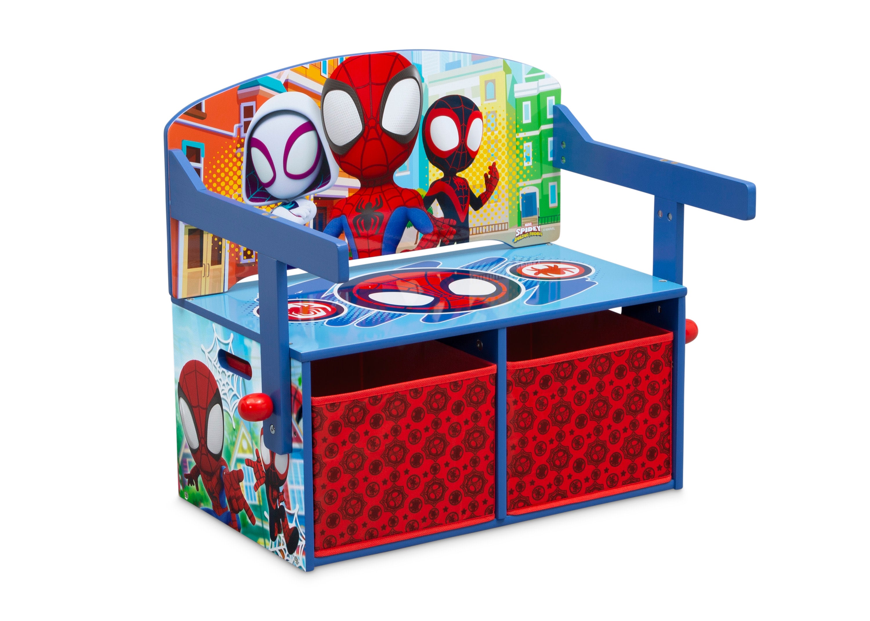 Spidey and His Amazing Friends Kids Activity Bench - Fun Learning Toy for Toddlers & Preschoolers - Perfect for Playtime, Birthday Gifts & Early Childhood Development