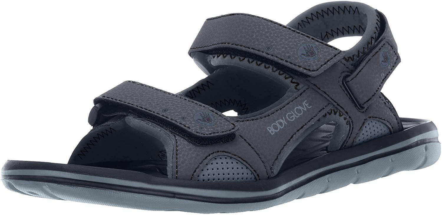Body Glove Men's Trek Sandal - Lightweight Hiking & Water Shoes for Outdoor Adventures, Beach, Camping and Travel