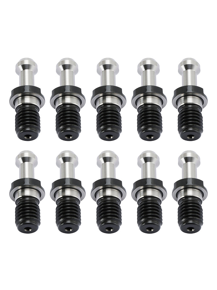 10Pcs CAT40 45° Pull Stud Retention Knob - Compatible with Haas & Other CAT40 CNC Machines - High Precision CNC Tool Holder Accessories - Perfect for Milling, Drilling & Lathe Operations
