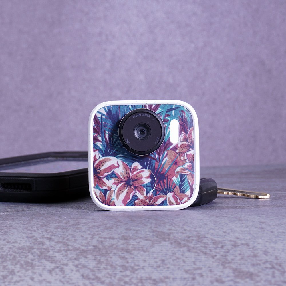 MightySkins Vinyl Decal Wrap Cover for Google Clips Camera - Pink Flames Design | Protective & Durable Skin | Easy to Apply & Remove | Made in USA | Perfect for Travel, Vlogging & Everyday Use