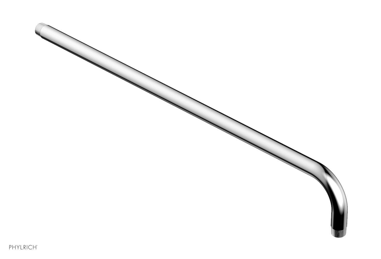90 Degree Angle 24-Inch Shower Arm - Adjustable Showerhead Extension for Bathroom Renovation, Perfect for Small Spaces and Corner Showers