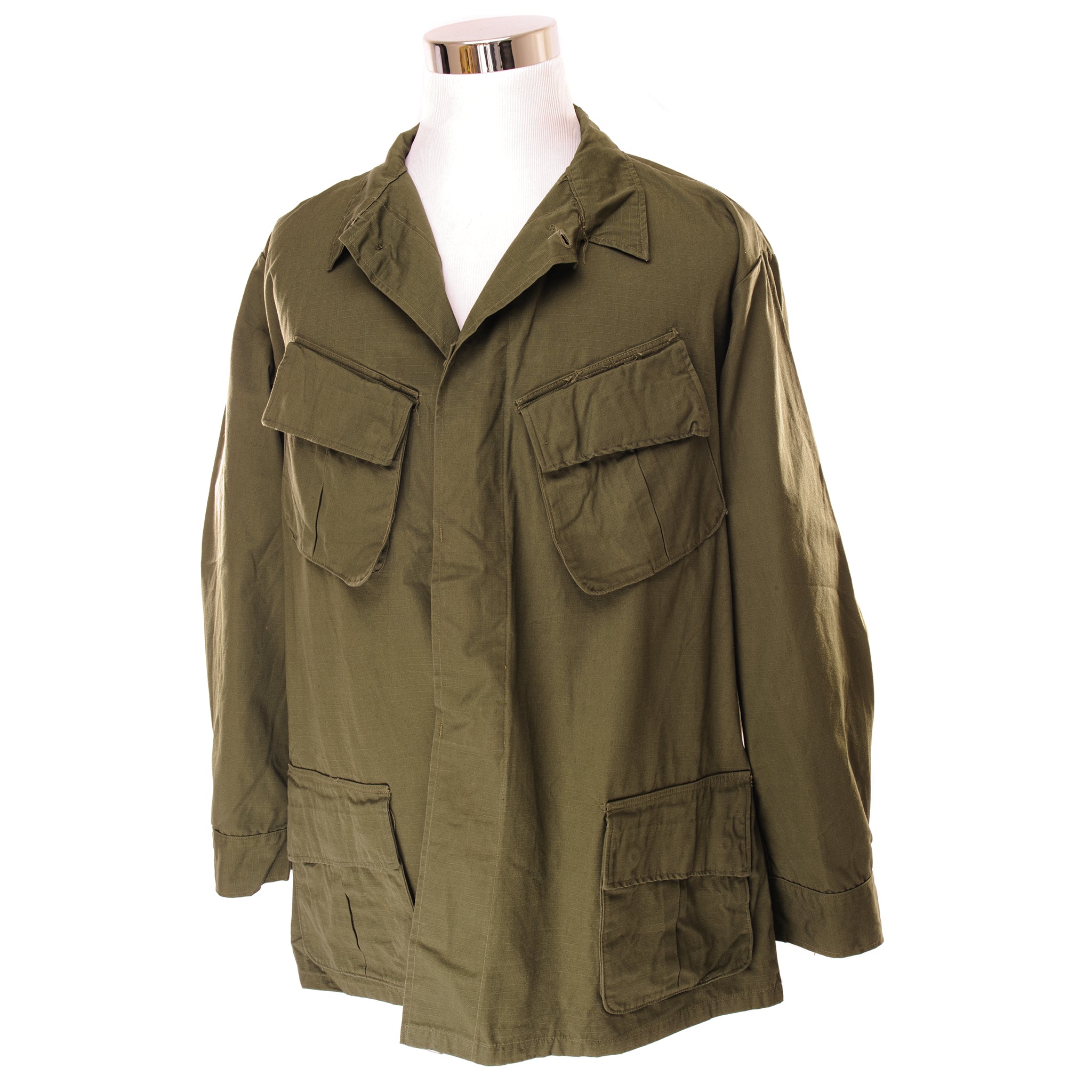 Vintage US Army 5th Pattern Tropical Combat Jacket - Vietnam War Era (1969) - Size XL Regular - Military Surplus & Outdoor Adventure Gear