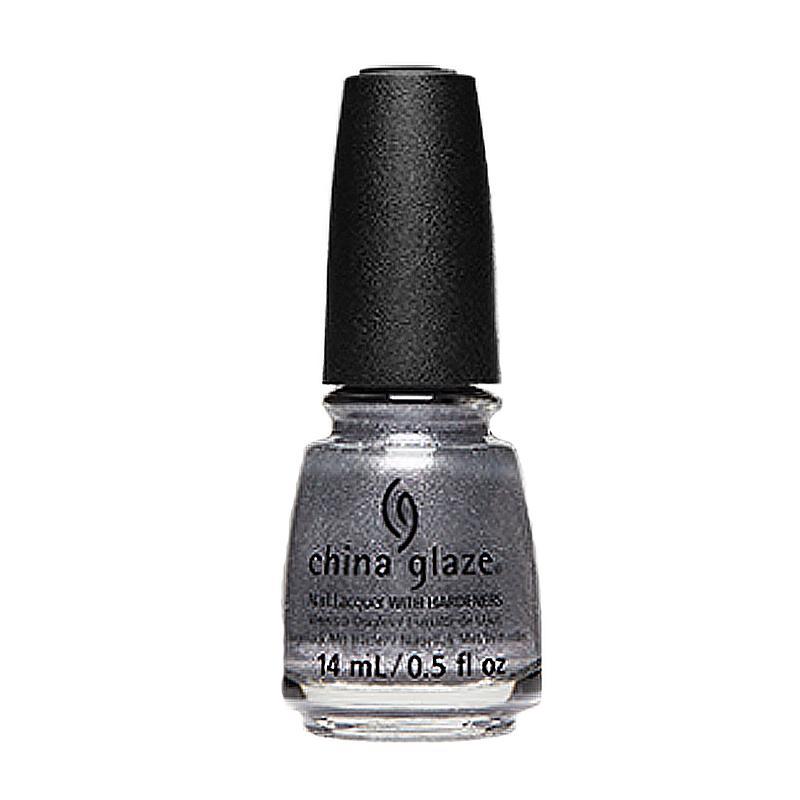 China Glaze Snow Biz Nail Polish - 0.5 oz / 15ml (#84959) - Winter Blue Iridescent Shimmer Nail Lacquer for Manicures & Pedicures - Perfect for Holiday Parties, Winter Weddings & Special Occasions