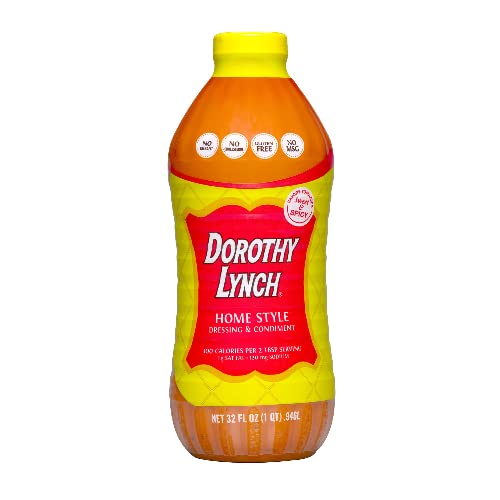Dorothy Lynch Home Style Salad Dressing 32 oz - Gluten Free, No MSG or Trans Fat, Rich & Creamy, Sweet & Salty Flavor | Best for Salads, Sandwiches, Burgers & Veggie Dips | Made in USA