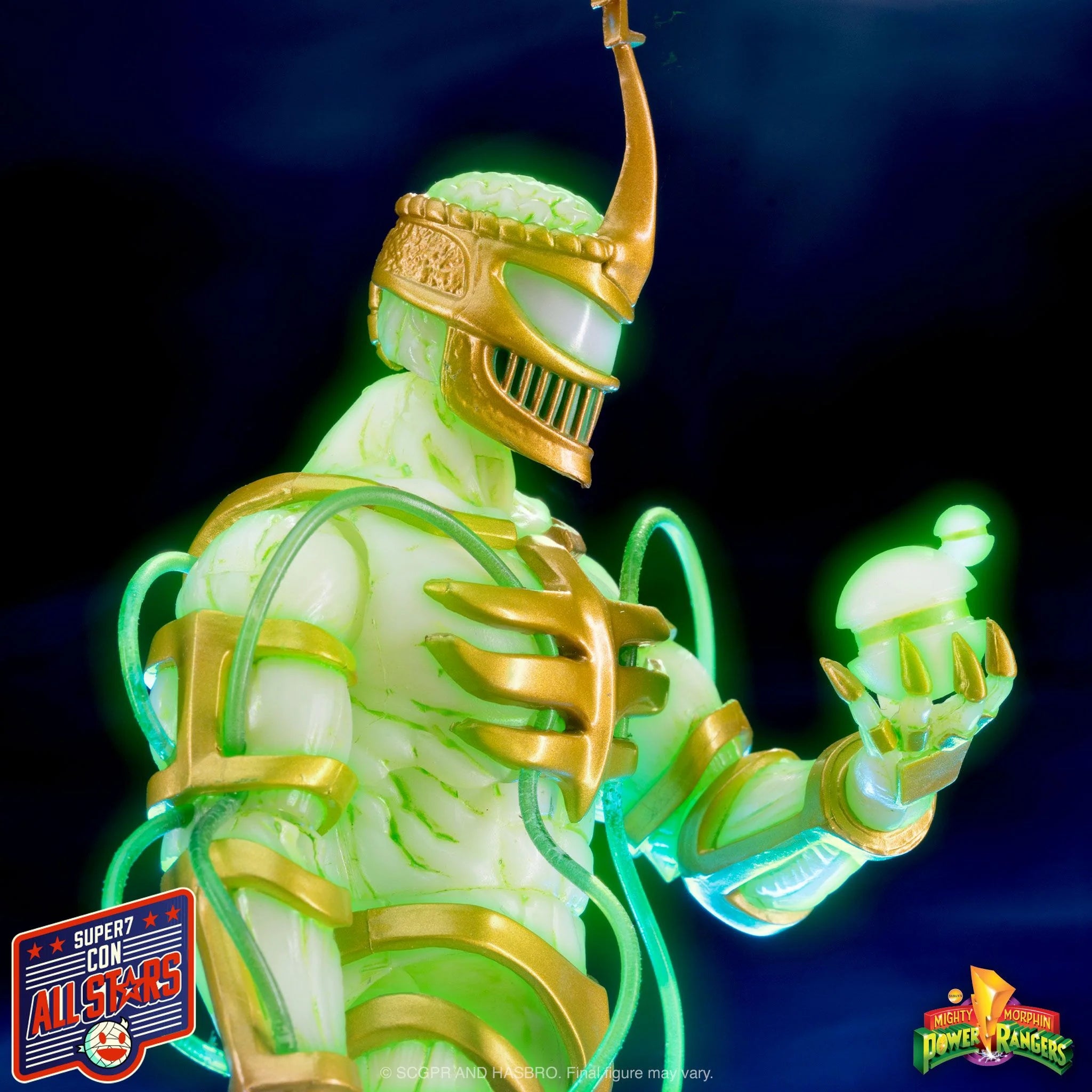 Mighty Morphin Power Rangers ULTIMATES! Lord Zedd (Imperial Gold Glow) Action Figure - Collectible Toy for Fans & Display - Perfect for Home Decor, Office Display, and Gift Giving