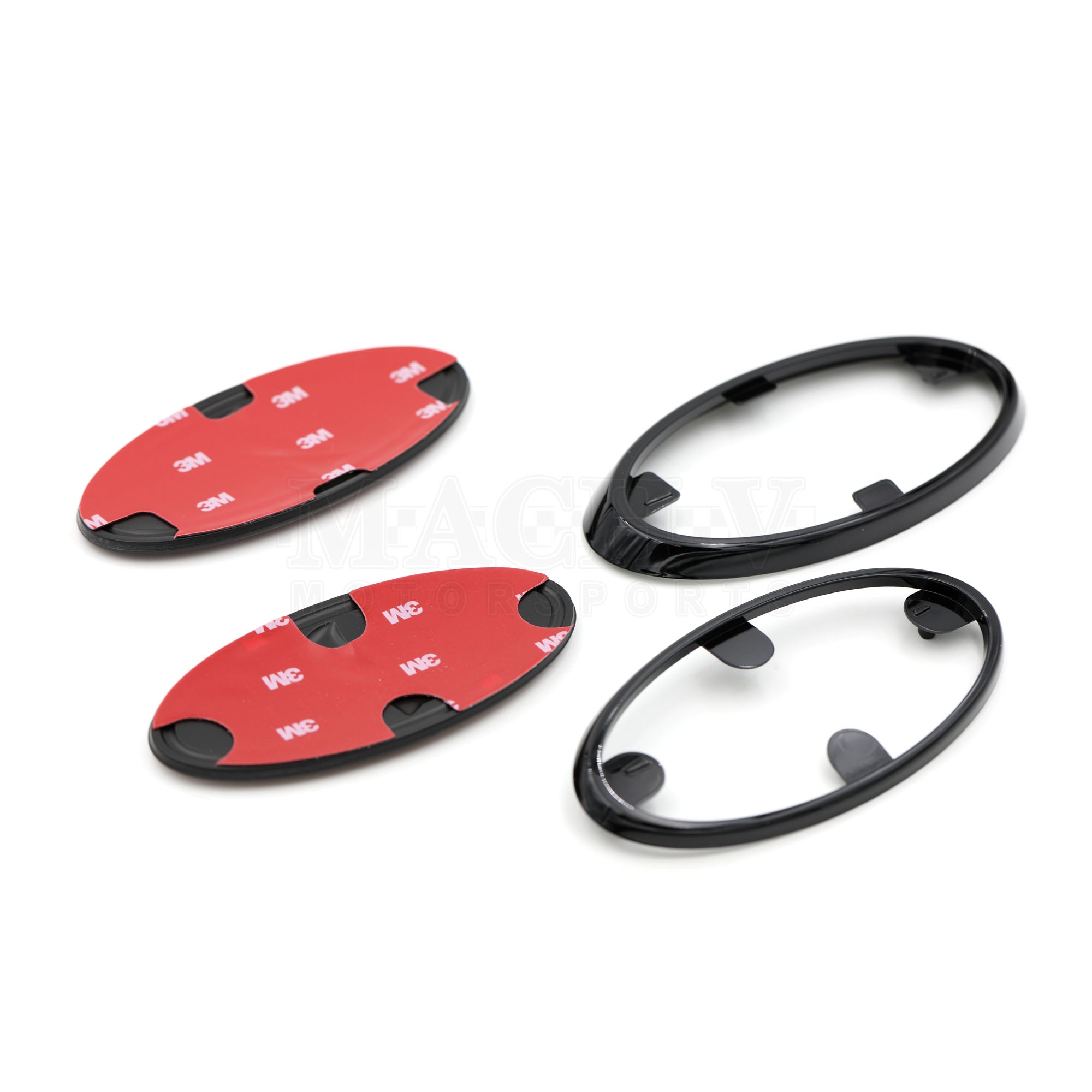 Six Stars Grille & Trunk Badge Set for 2013-2021 Subaru BRZ - Premium Car Emblem Upgrade for Front Grille & Rear Trunk Decoration