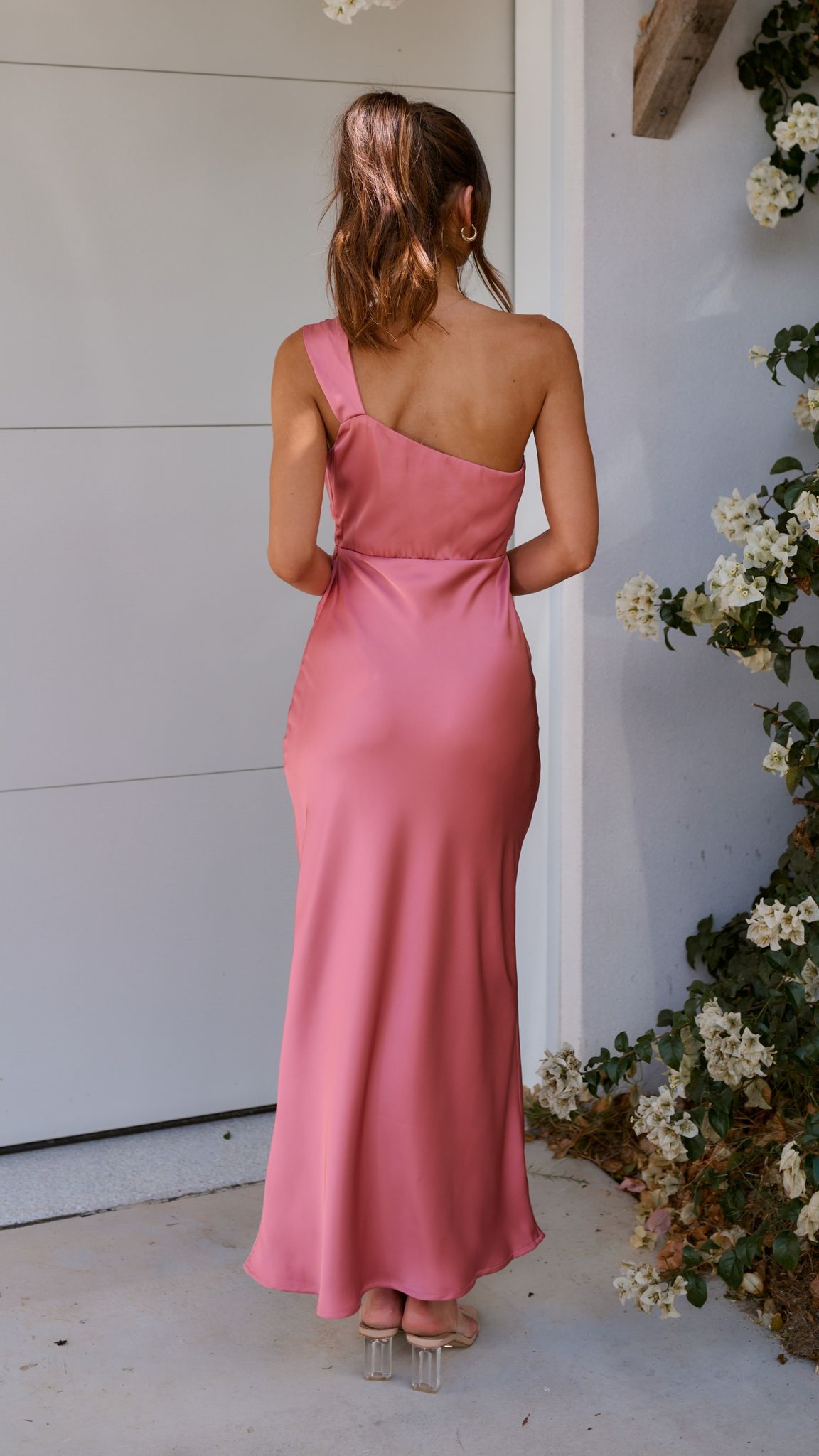 Greta Maxi Dress in Baked Rose - Elegant Long Flowy Dress for Women, Perfect for Summer, Beach, Weddings & Special Occasions