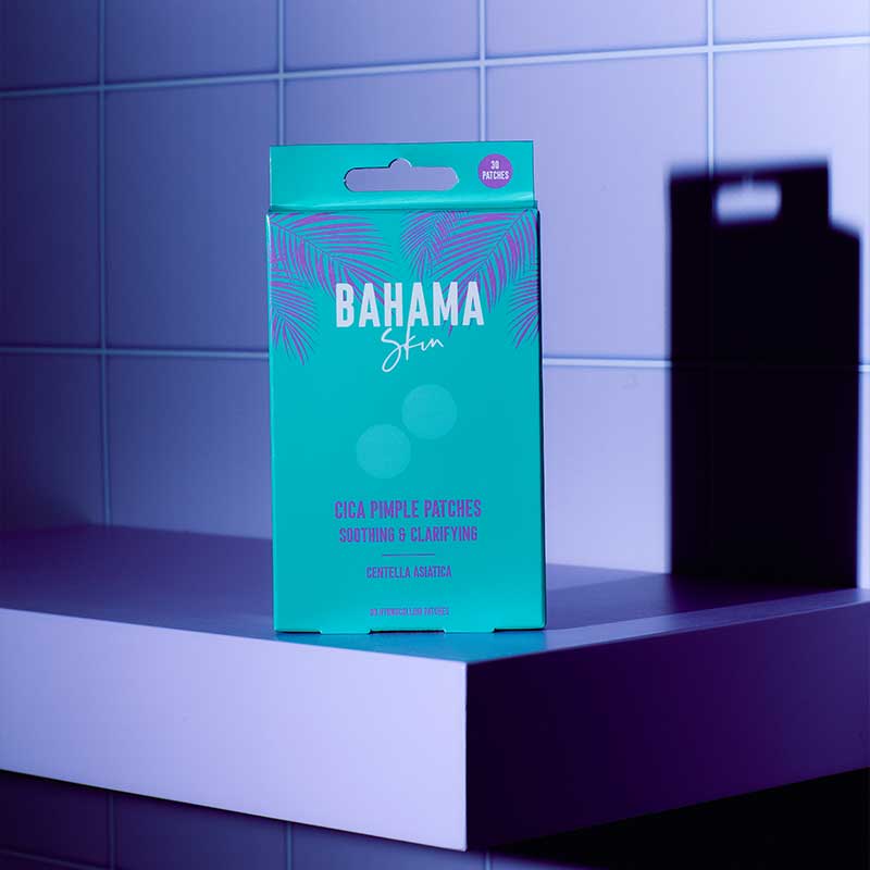 Bahama Skin Pimple Patches - Acne Spot Treatment for Face & Body - Hydrocolloid Blemish Cover - Clear Skin Care Solution for Overnight Healing - Perfect for Teens & Adults