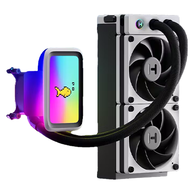 HYTE THICC Q60 240mm All-in-One Liquid CPU Cooler - High Performance RGB AIO for Gaming PCs and Workstations