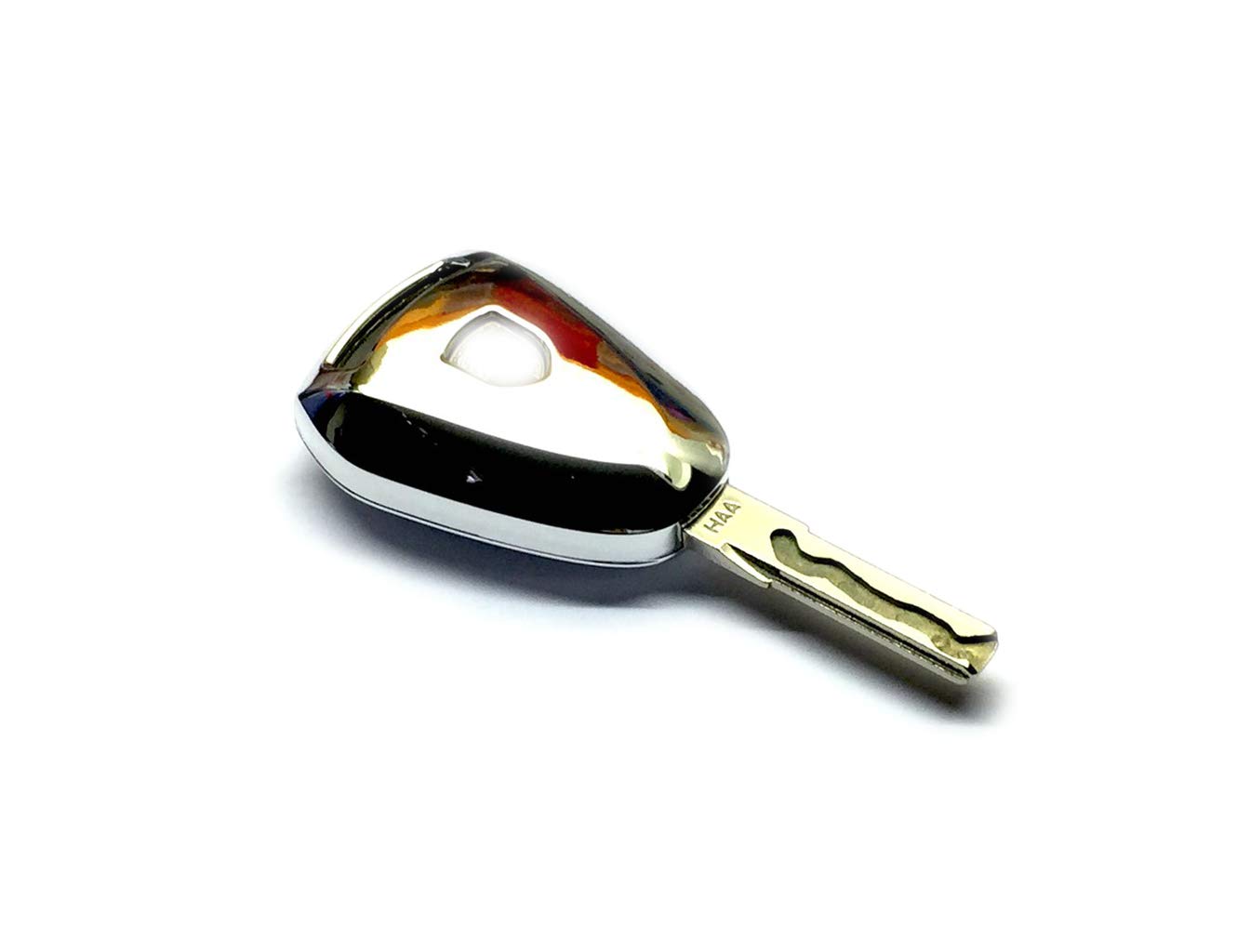 Porsche 987 997 Facelift Remote Key Cover - Black Head Key Case with Silver Chrome Trim | Durable Key Fob Protector for Daily Use & Car Security