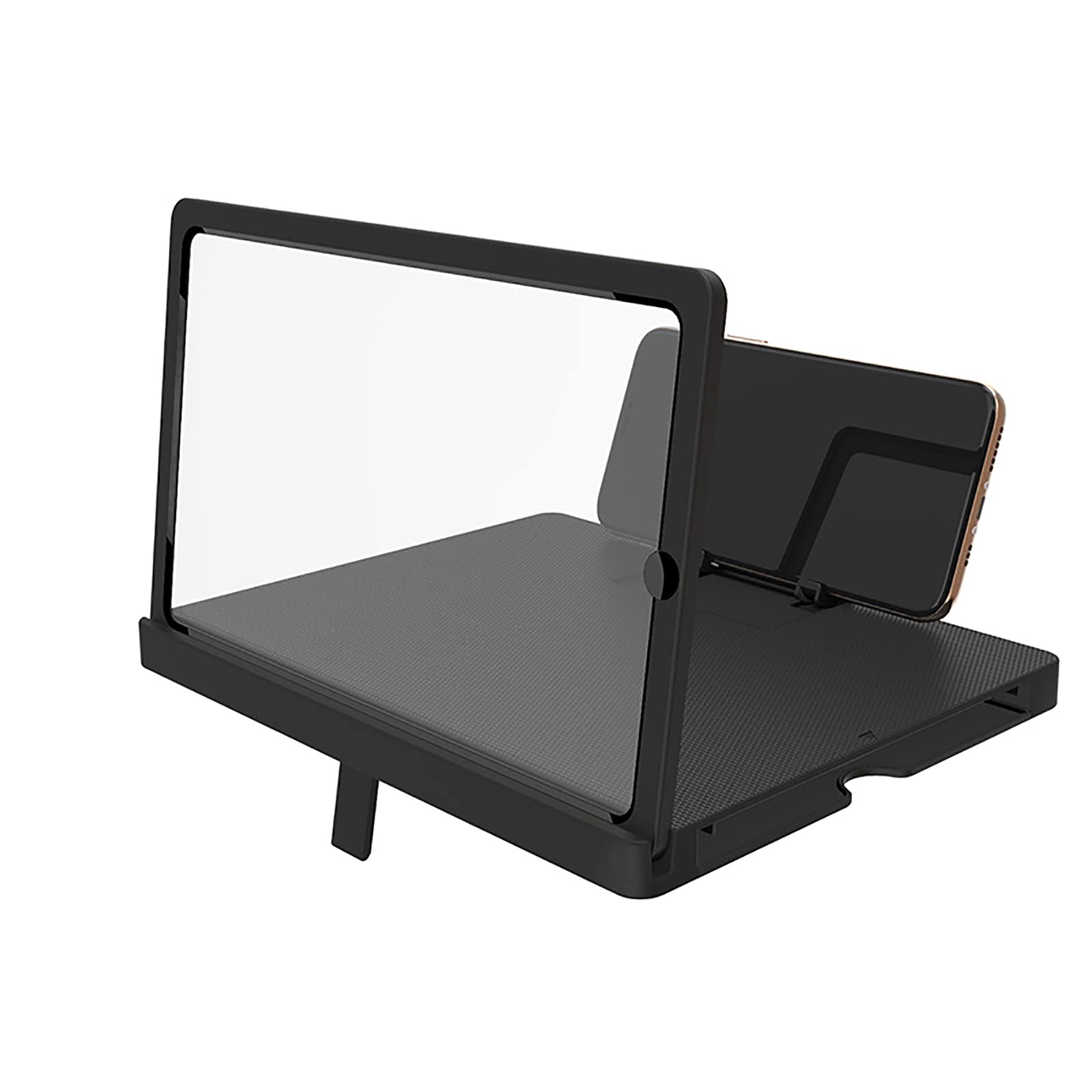 Portable Foldable Smartphone Screen Amplifier Stand - HD Screen Enlarger & Projector for iPhone, Samsung, Android Phones - Perfect for Movies, Gaming & Presentations at Home/Office/Travel
