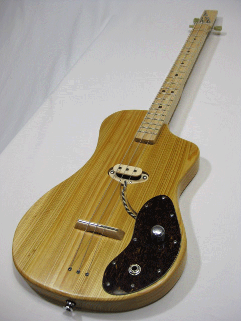 Premium Solid Body 3-String Single Cutaway Electric Guitar with Gig Bag - Perfect for Beginners, Travel & Small Venue Performances