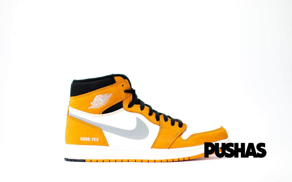 Air Jordan 1 High Element Gore-Tex 'Curry' Sneakers (2022) - Waterproof Basketball Shoes for Men - Perfect for Winter Weather & Outdoor Activities