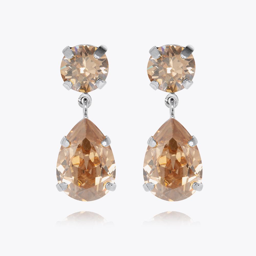 Mini Drop Earrings - Elegant Golden Shadow Dangle Earrings for Women | Perfect for Parties, Weddings & Everyday Wear