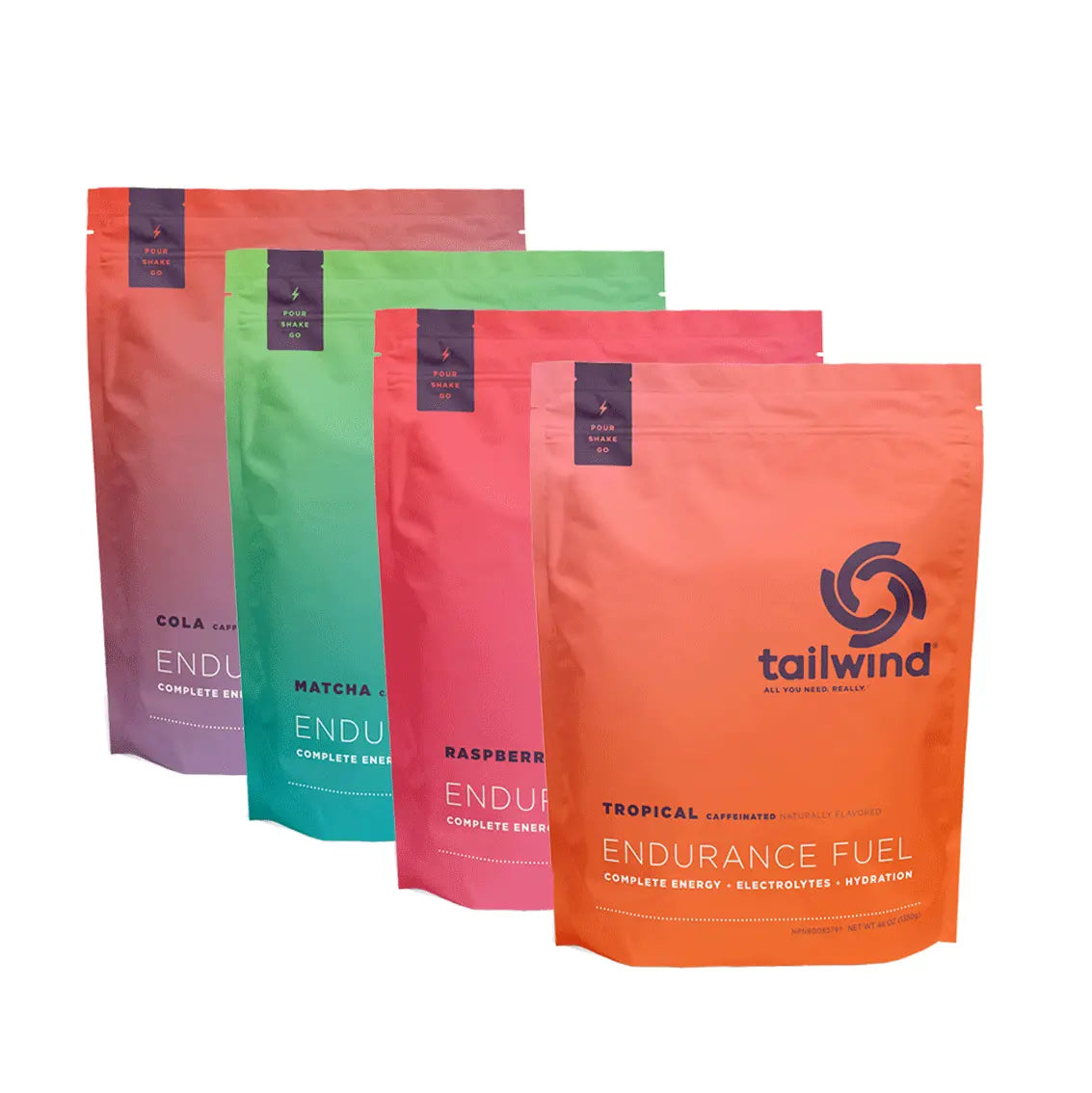Tailwind Endurance Fuel Caffeinated - Electrolyte Drink Mix for Runners & Cyclists | Energy Boost & Hydration for Long-Distance Workouts, Marathons & Outdoor Activities