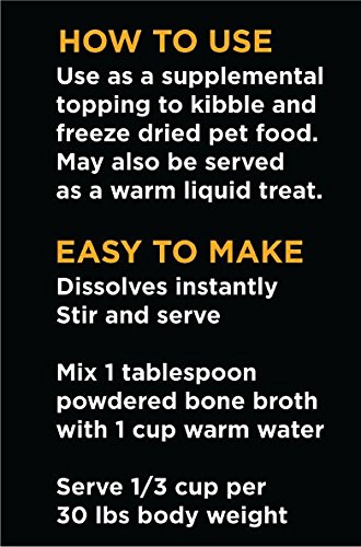 Nature's Diet Chicken Bone Broth Protein Powder for Dogs - 16oz with Pumpkin, Fish Oil & Turmeric (159 Servings) | Supports Joint Health & Digestion - Perfect for Senior Dogs & Post-Surgery Recovery