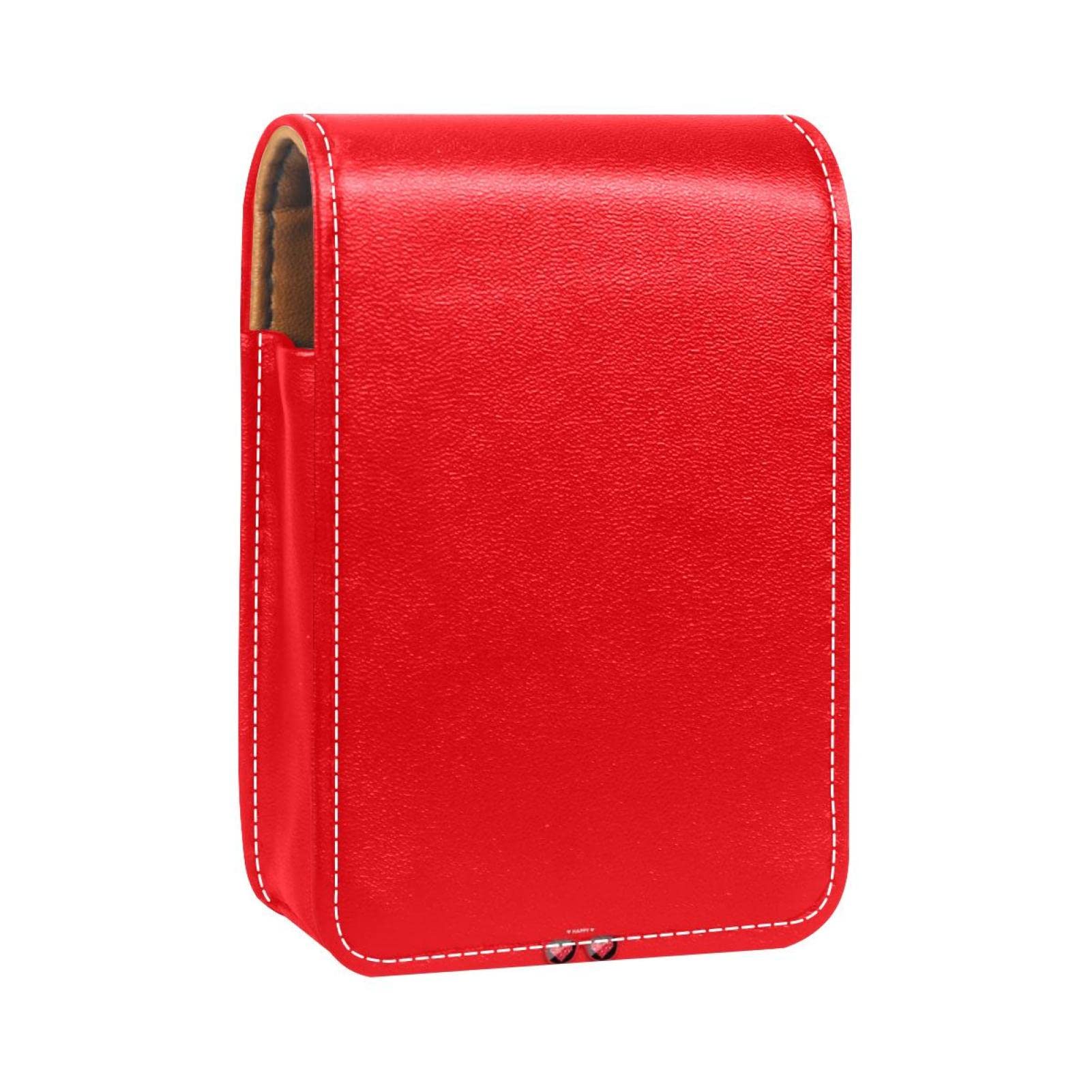 Cute Portable Lipstick Case Holder with Mirror - Fits Up to 3 Lipsticks for Purse or Travel Makeup Organizer | Perfect for On-the-Go Touch Ups and Gift Giving
