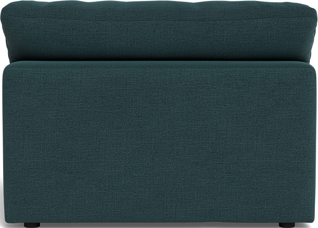 Fluffy Armless Chair - Ultra Soft Comfortable Accent Chair for Living Room, Bedroom, or Office - Perfect for Relaxing, Reading, and Lounging