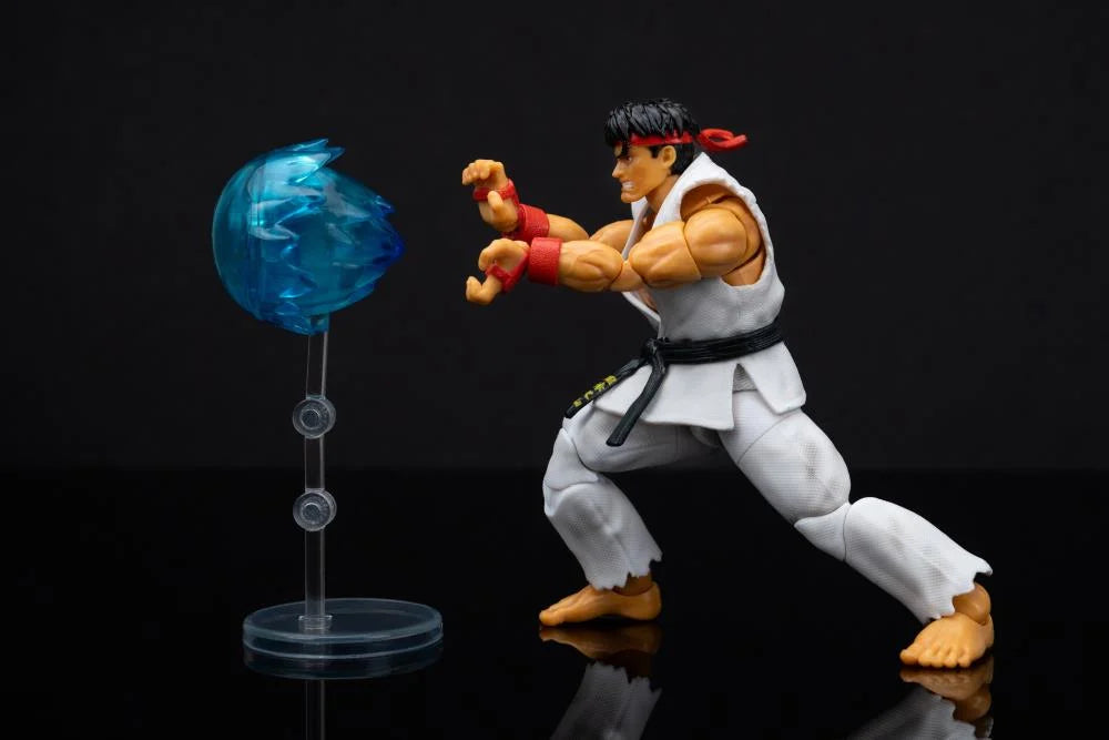 Ultra Street Fighter II: The Final Challengers - Ryu 1/12 Scale Collectible Action Figure with Articulated Joints | Perfect for Gaming Display, Anime Collections & Fighting Game Fans