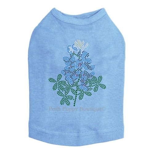 Bluebonnet Rhinestone Tank Tops for Women - Sparkling Summer Tops in Multiple Colors - Perfect for Parties, Beach & Casual Wear