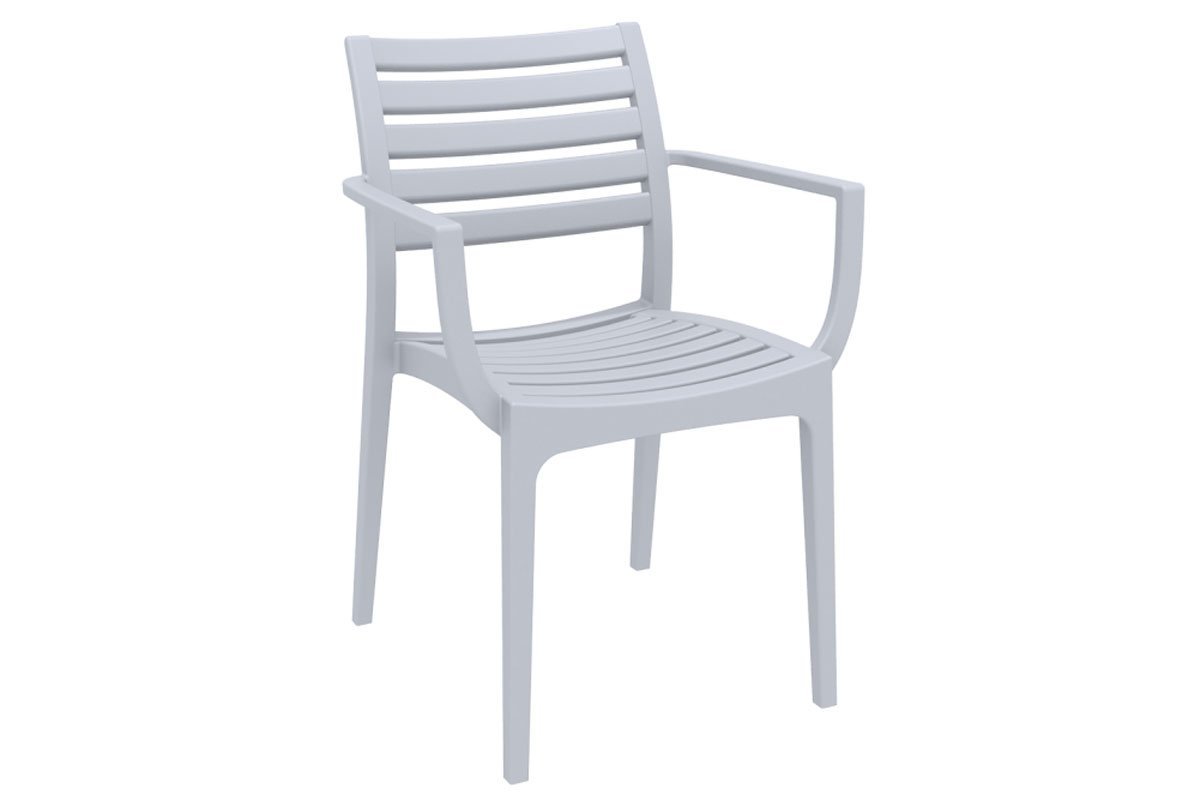 Artemis Outdoor Lounge Chair - Stackable, Weather-Resistant Patio Armchair for Poolside, Garden & Backyard Relaxation