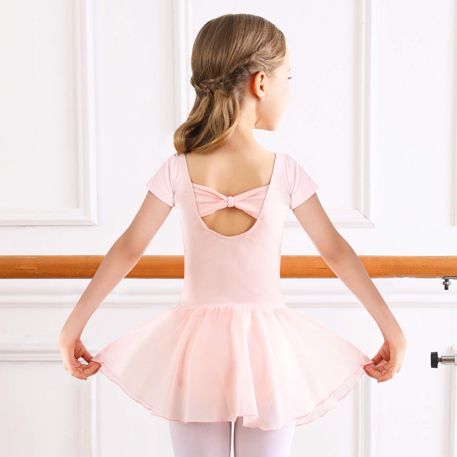 Bezioner Ballet Dance Leotards & Skirts for Girls - Toddler Dance Costume Outfit for Kids - Perfect for Recitals, Performances & Practice