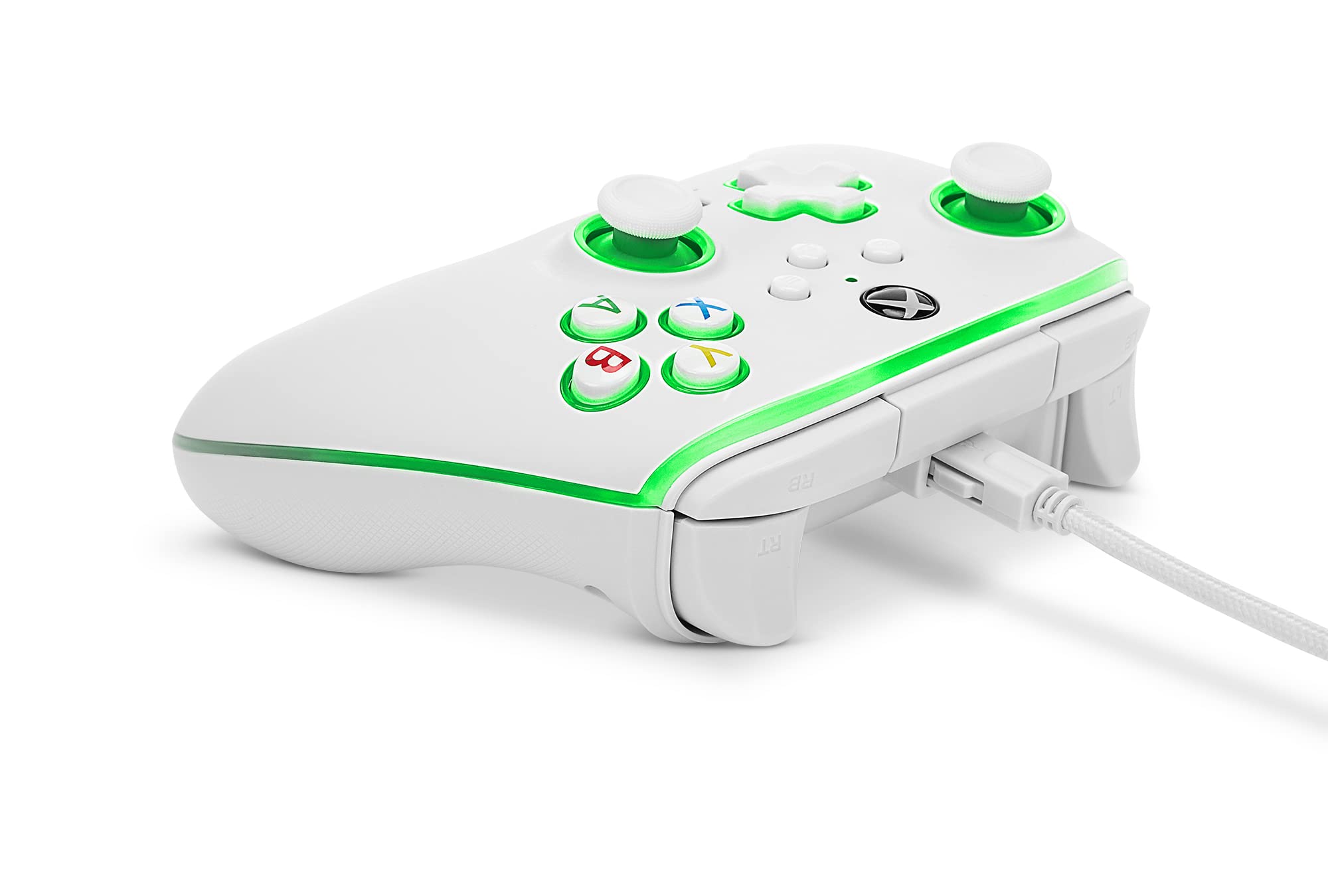 PowerA Spectra Infinity Enhanced Wired Controller for Xbox Series X|S - White (Amazon Exclusive) | Premium Gaming Experience for Competitive Play & Long Sessions