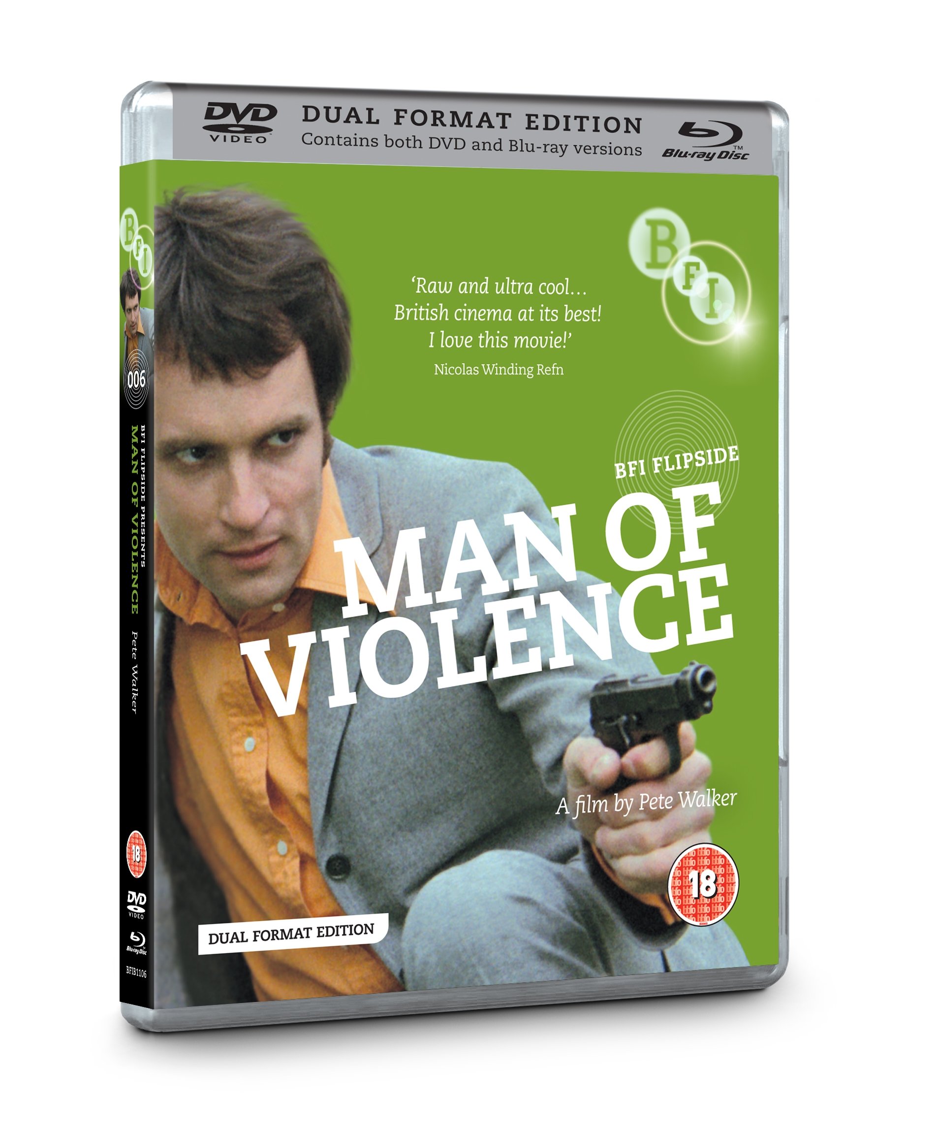 Man of Violence (1971) aka The Sex Racketeers - UK Import Blu-Ray (Region A/B/C) - Classic Crime Thriller for Movie Collectors & Film Noir Enthusiasts