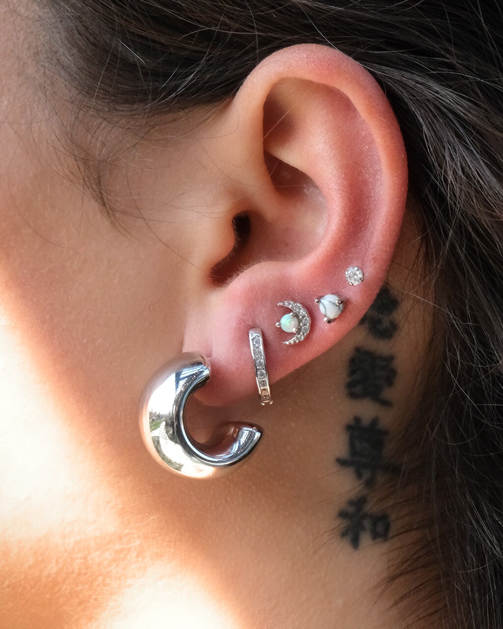 Marley Polished Chunky Hoop Earrings for Women - Gold & Silver Fashion Jewelry - Perfect for Parties, Work & Everyday Wear