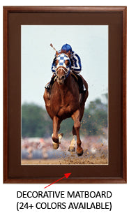 Elegant #353 Wood Picture Frames with Matboard - Small to Extra Large Poster Frames in 9 Finishes & 40+ Sizes | Perfect for Wall Decor, Photo Displays, and Art Gallery Exhibitions